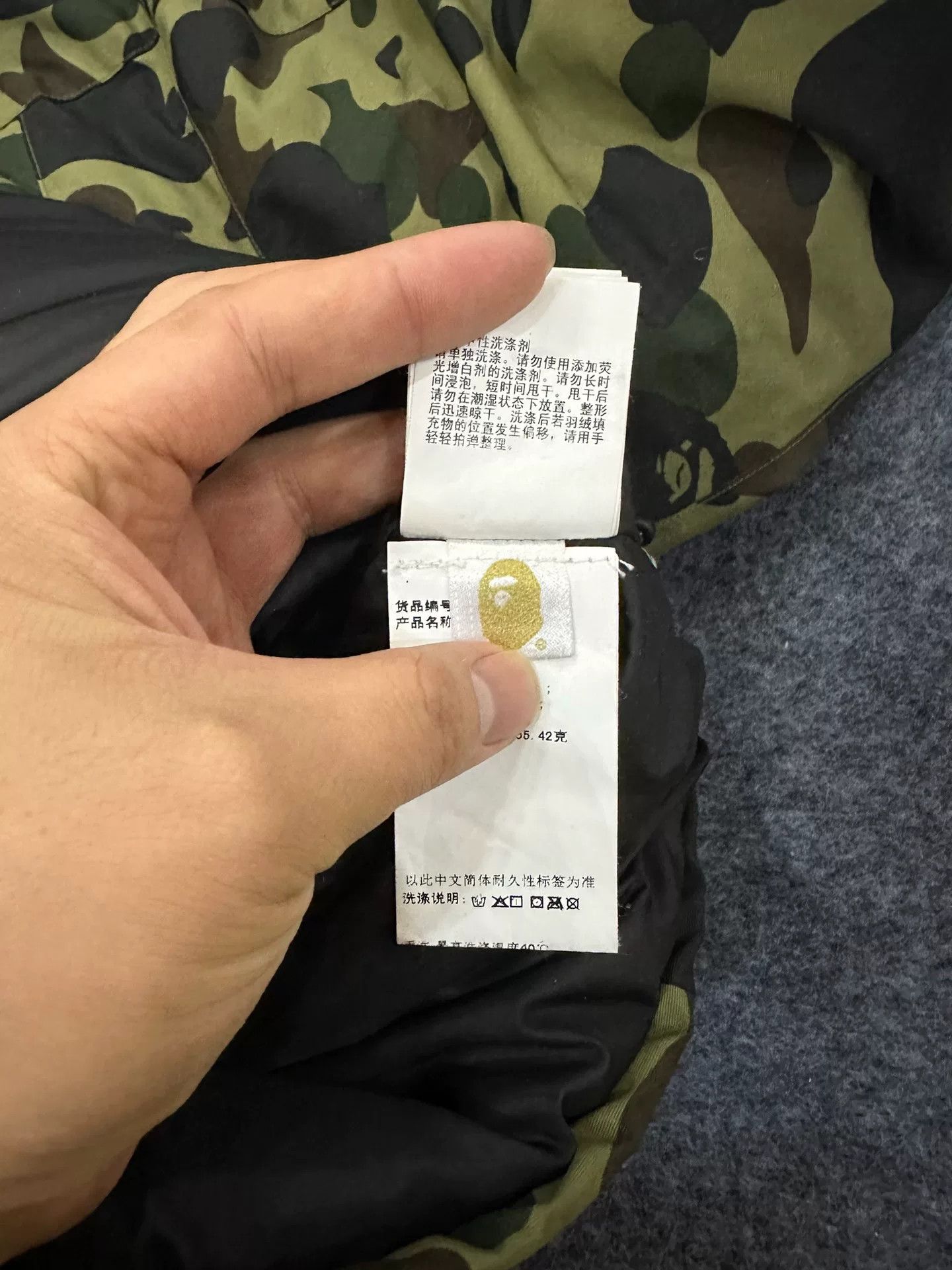 Bape A Bathing Ape Camo Down Jacket Size M Size US M / EU 48-50 / 2 - 6 Thumbnail