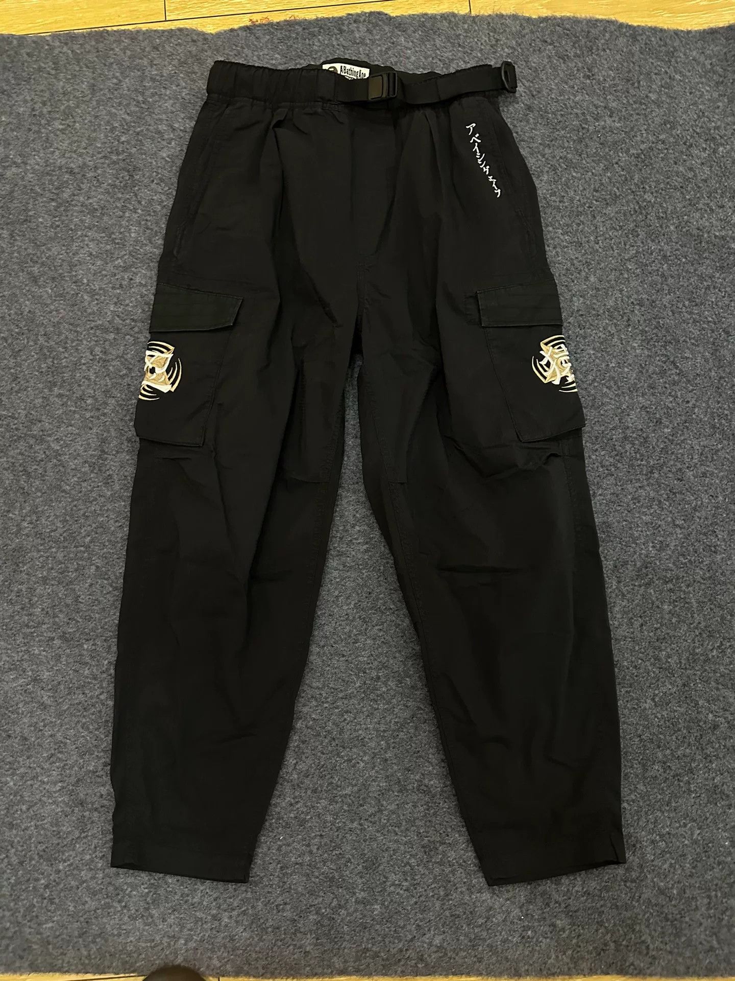 Bape A Bathing Ape Ninja Embroidery Cargo Pants Size M Size US 32 / EU 48 - 2 Thumbnail