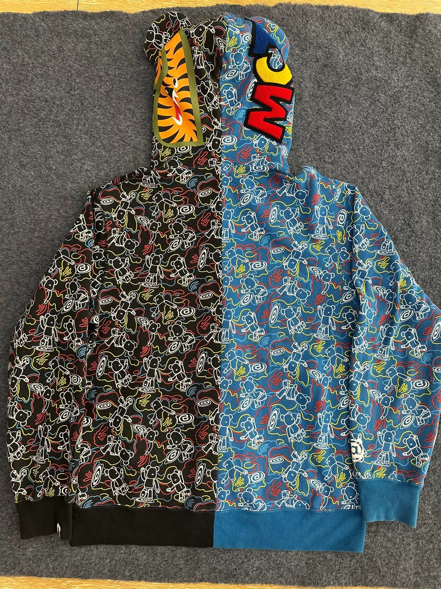 Bape A Bathing Ape x Medicom Toy Camo Shark Hoodie Size 2XL Size US XXL / EU 58 / 5 - 3 Thumbnail