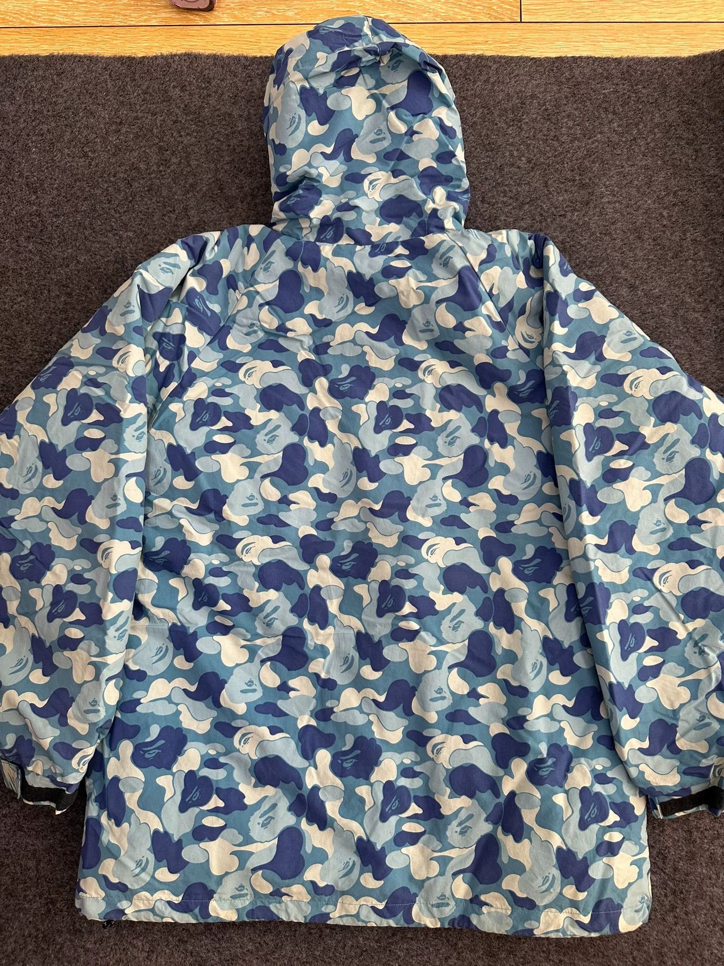 Bape BAPE Blue Camo Down Jacket Size XL Size US XL / EU 56 / 4 - 3 Thumbnail