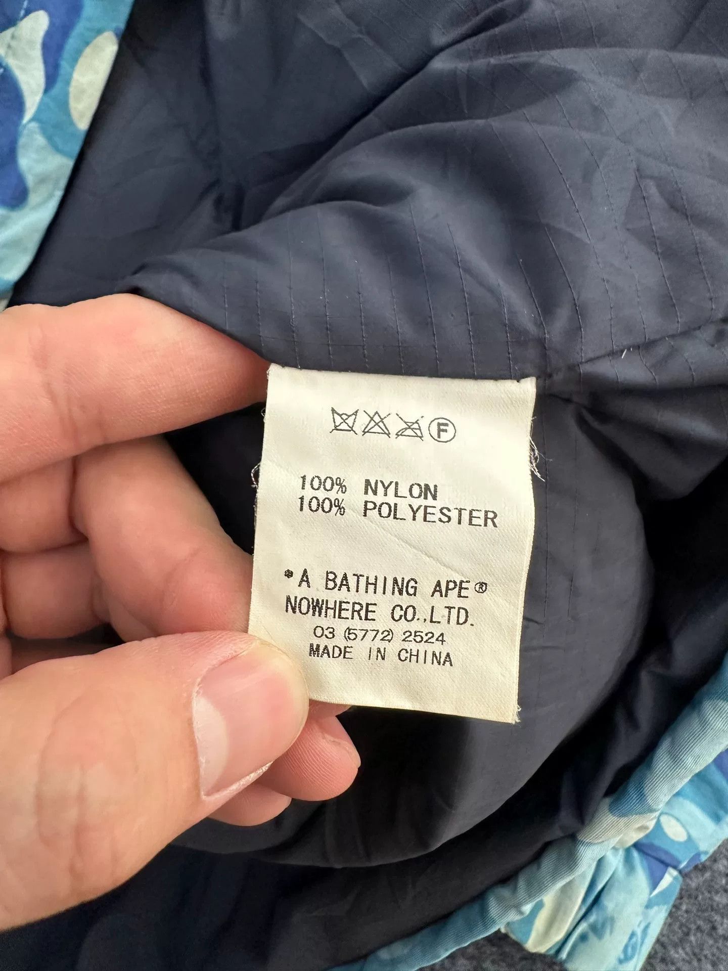 Bape BAPE Blue Camo Down Jacket Size XL Size US XL / EU 56 / 4 - 4 Thumbnail