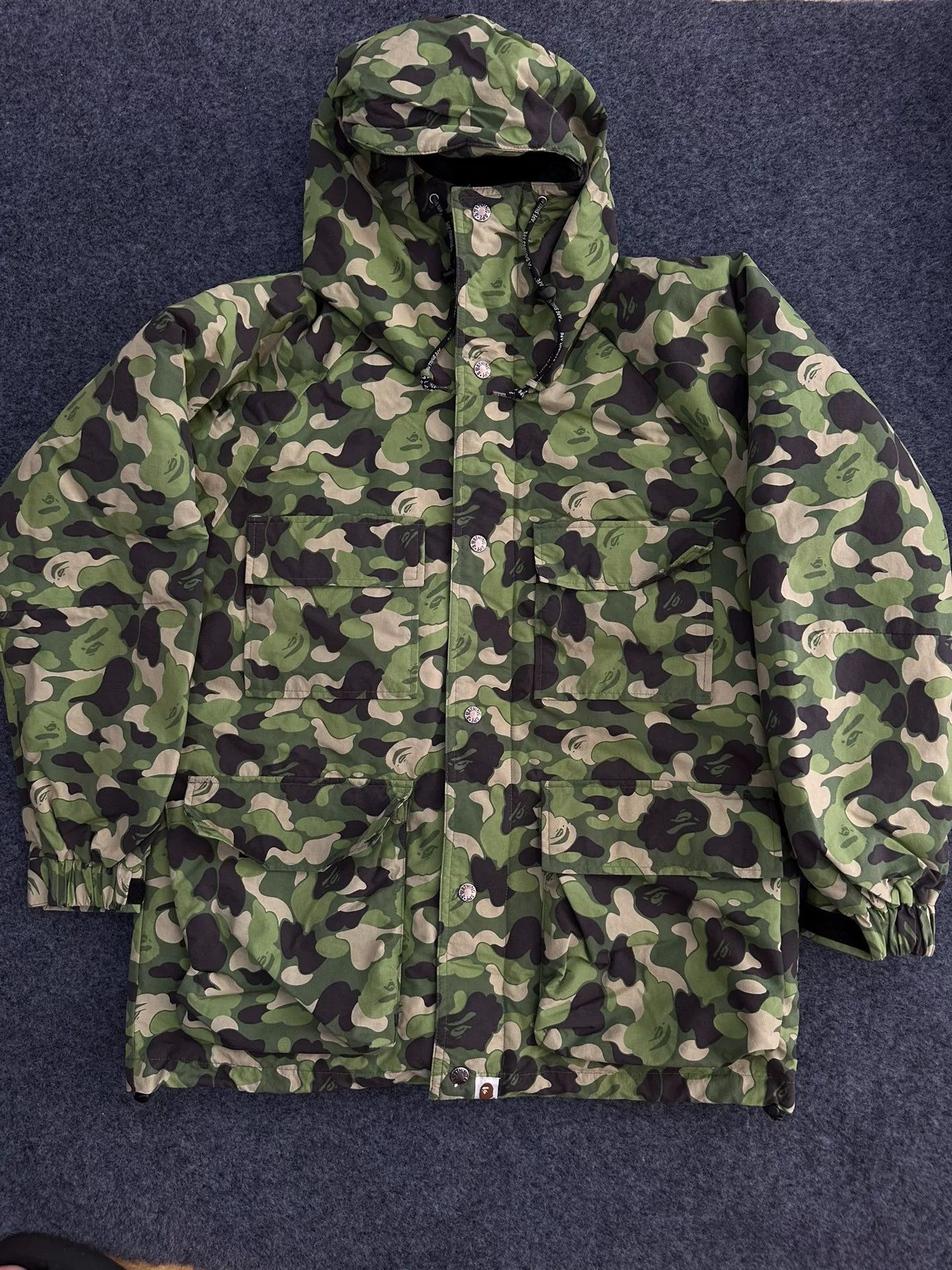 Bape Bape Camo Down Jacket Size S Size US S / EU 44-46 / 1 - 2 Thumbnail