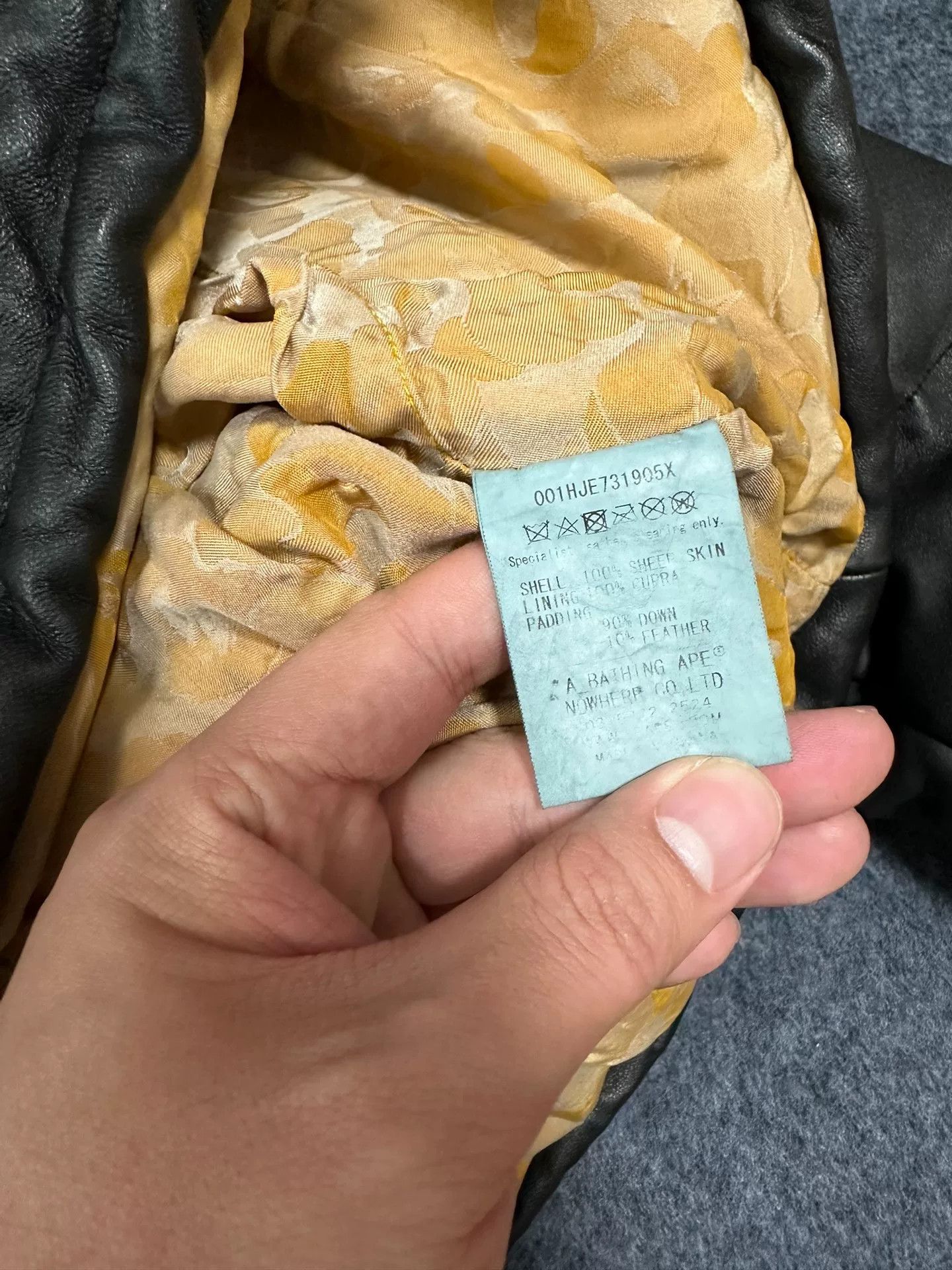 Bape A Bathing Ape x Undefeated Leather Puffer Jacket Size M Size US M / EU 48-50 / 2 - 9 Thumbnail