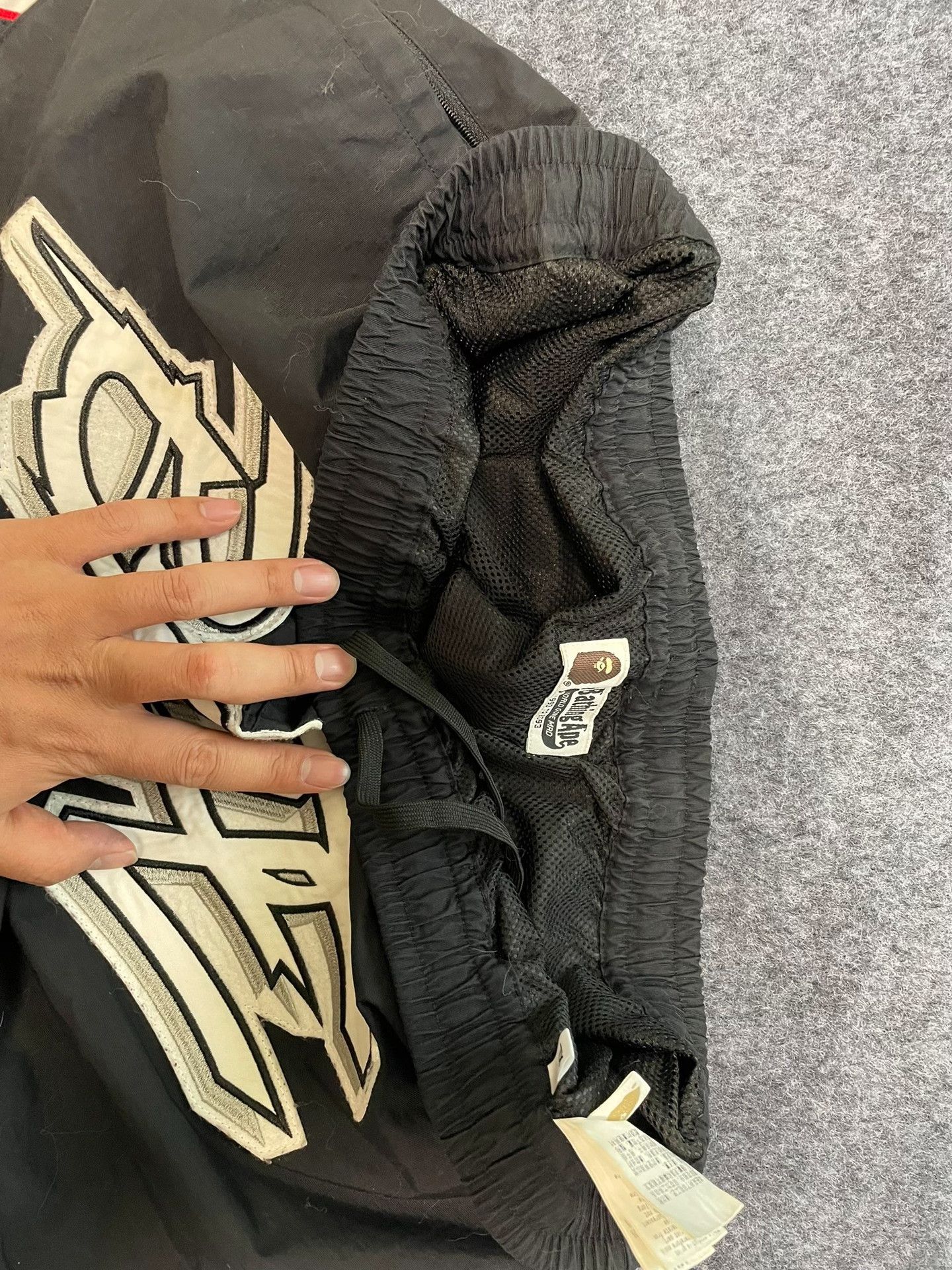 Bape A Bathing Ape Nylon Track Pants Size XL Size US 36 / EU 52 - 8 Thumbnail