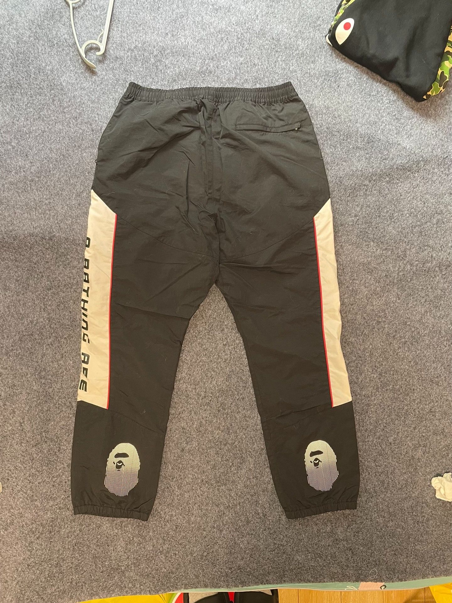 Bape A Bathing Ape Nylon Track Pants Size XL Size US 36 / EU 52 - 3 Thumbnail