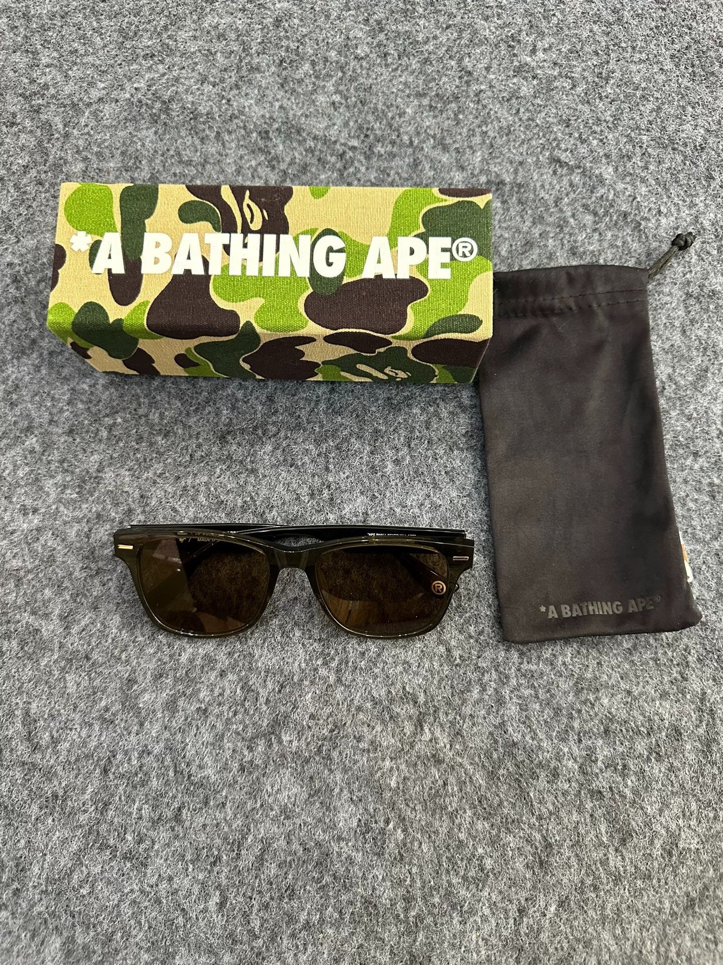 Bape A Bathing Ape Camo Frame Sunglasses One Size Size ONE SIZE - 3 Thumbnail