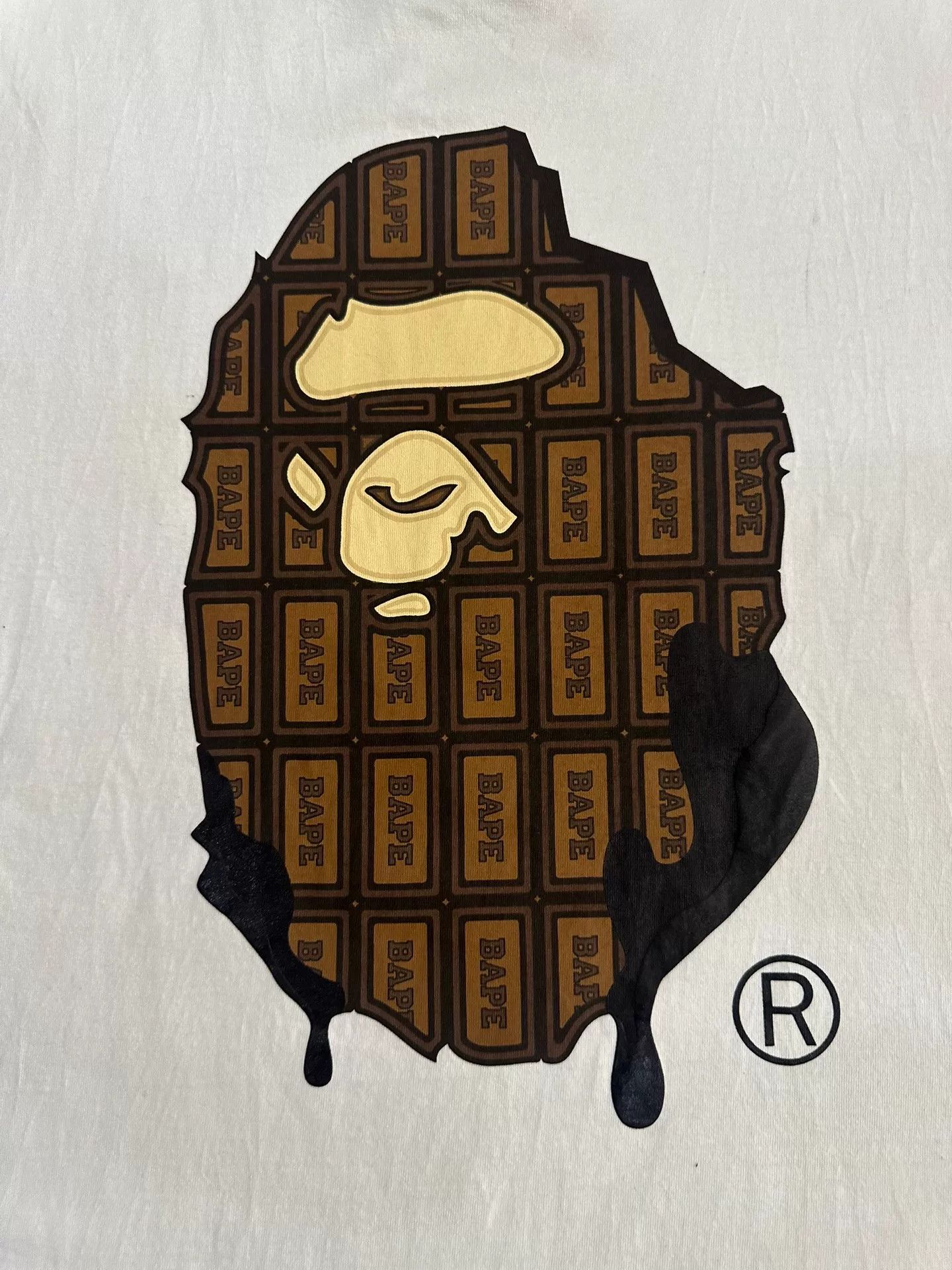 Bape A Bathing Ape Chocolate Ape Head T-Shirt Size 2XL Size US XXL / EU 58 / 5 - 4 Thumbnail