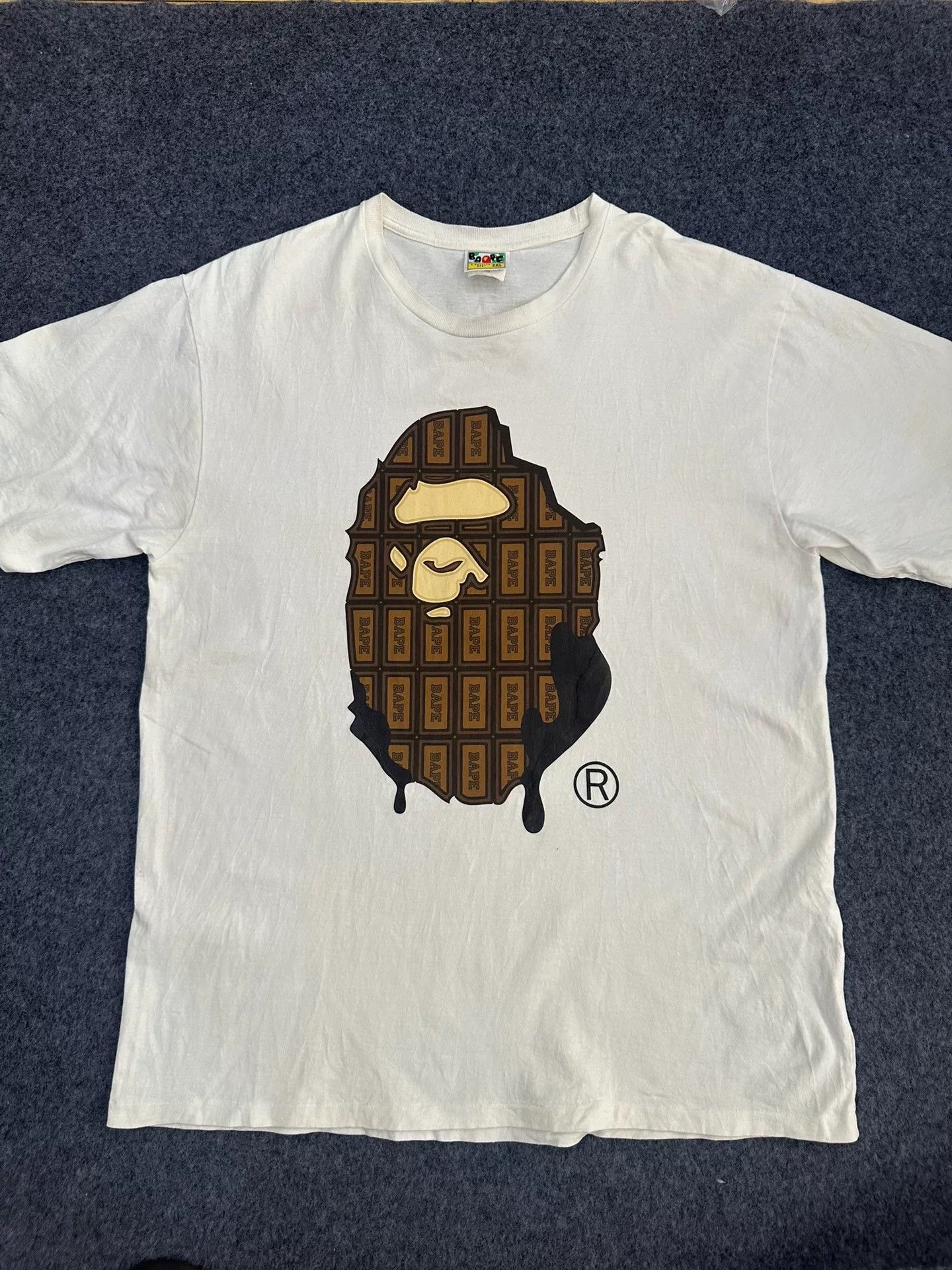 Bape A Bathing Ape Chocolate Ape Head T-Shirt Size 2XL Size US XXL / EU 58 / 5 - 2 Thumbnail
