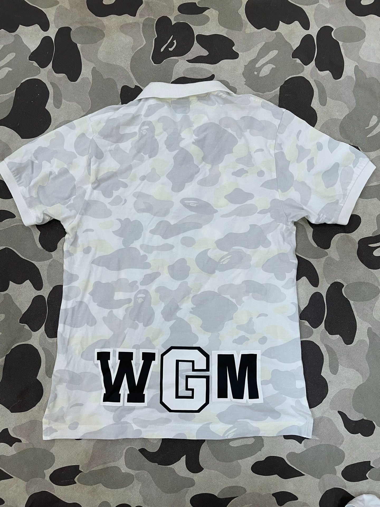 Bape A Bathing Ape Shark Camo Polo Shirt Size M Size US M / EU 48-50 / 2 - 3 Thumbnail