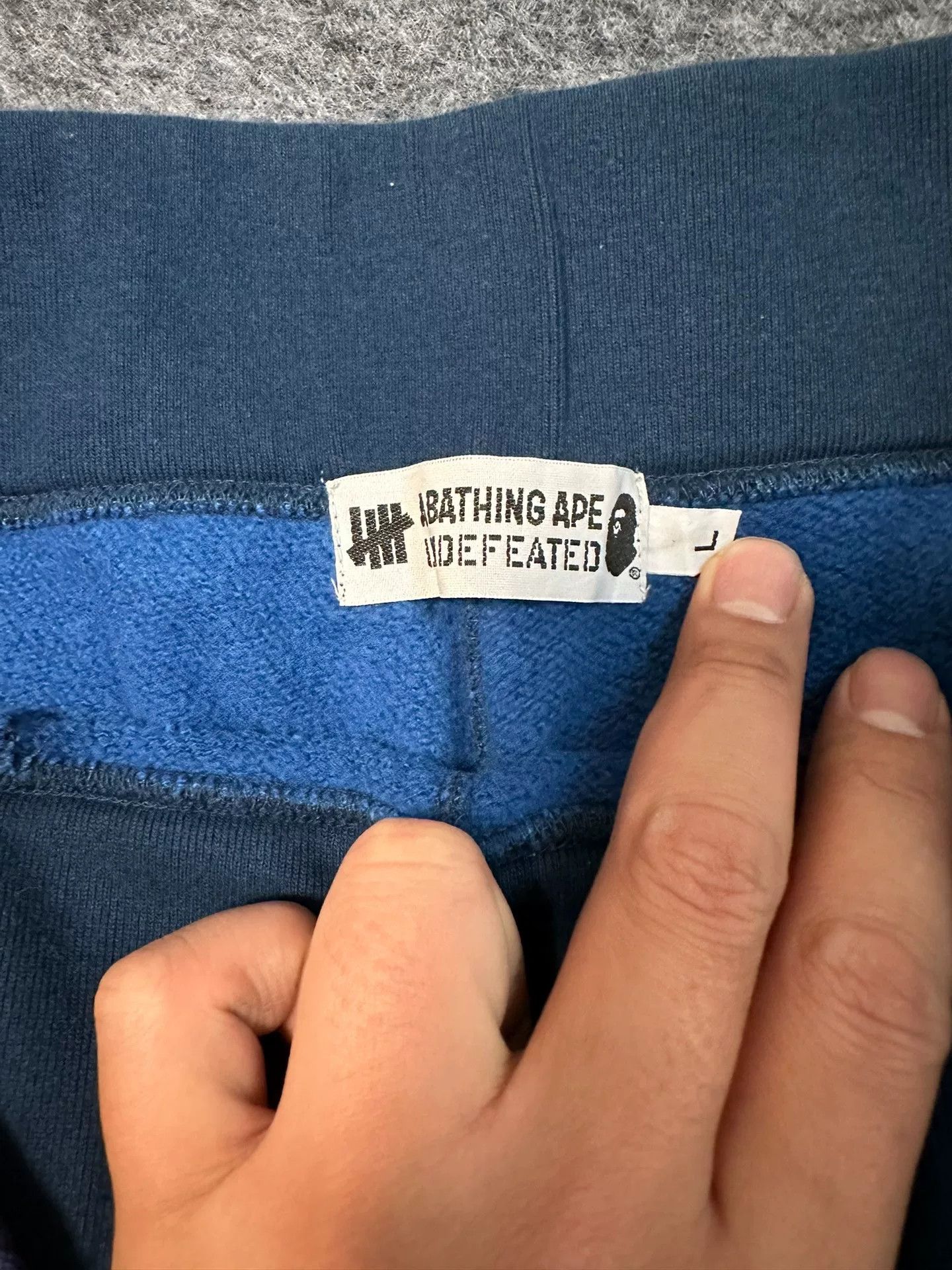 Bape BAPE x Undefeated Blue Camo Sweatpants Size L Size US 34 / EU 50 - 6 Thumbnail