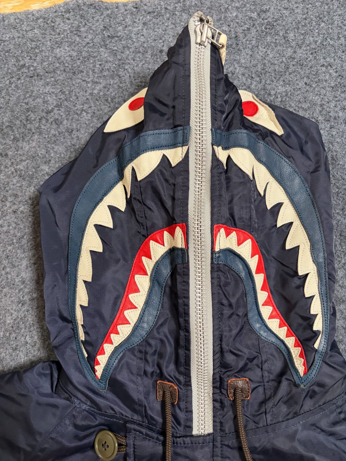 Bape × Neighborhood BAPE x Neighborhood Shark Bomber Jacket Size L Size US L / EU 52-54 / 3 - 4 Thumbnail