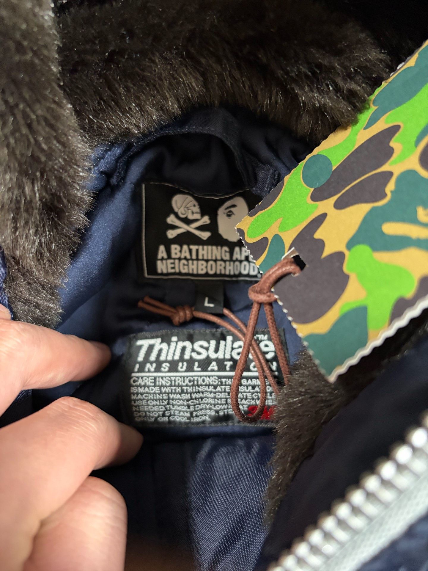 Bape × Neighborhood BAPE x Neighborhood Shark Bomber Jacket Size L Size US L / EU 52-54 / 3 - 6 Thumbnail