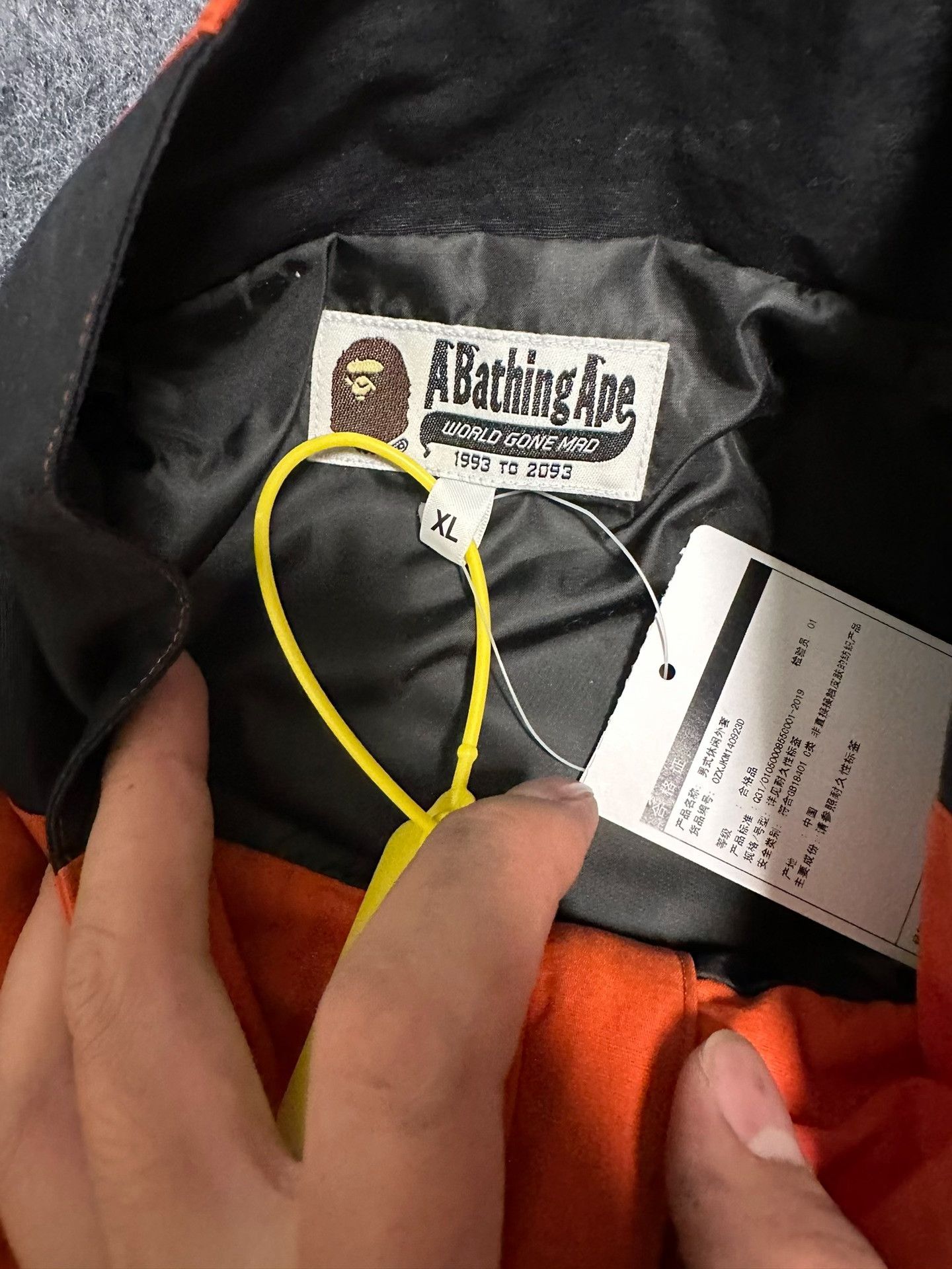 Bape × XO BAPE x XO Colorblock Jacket Size XL Size US XL / EU 56 / 4 - 5 Thumbnail