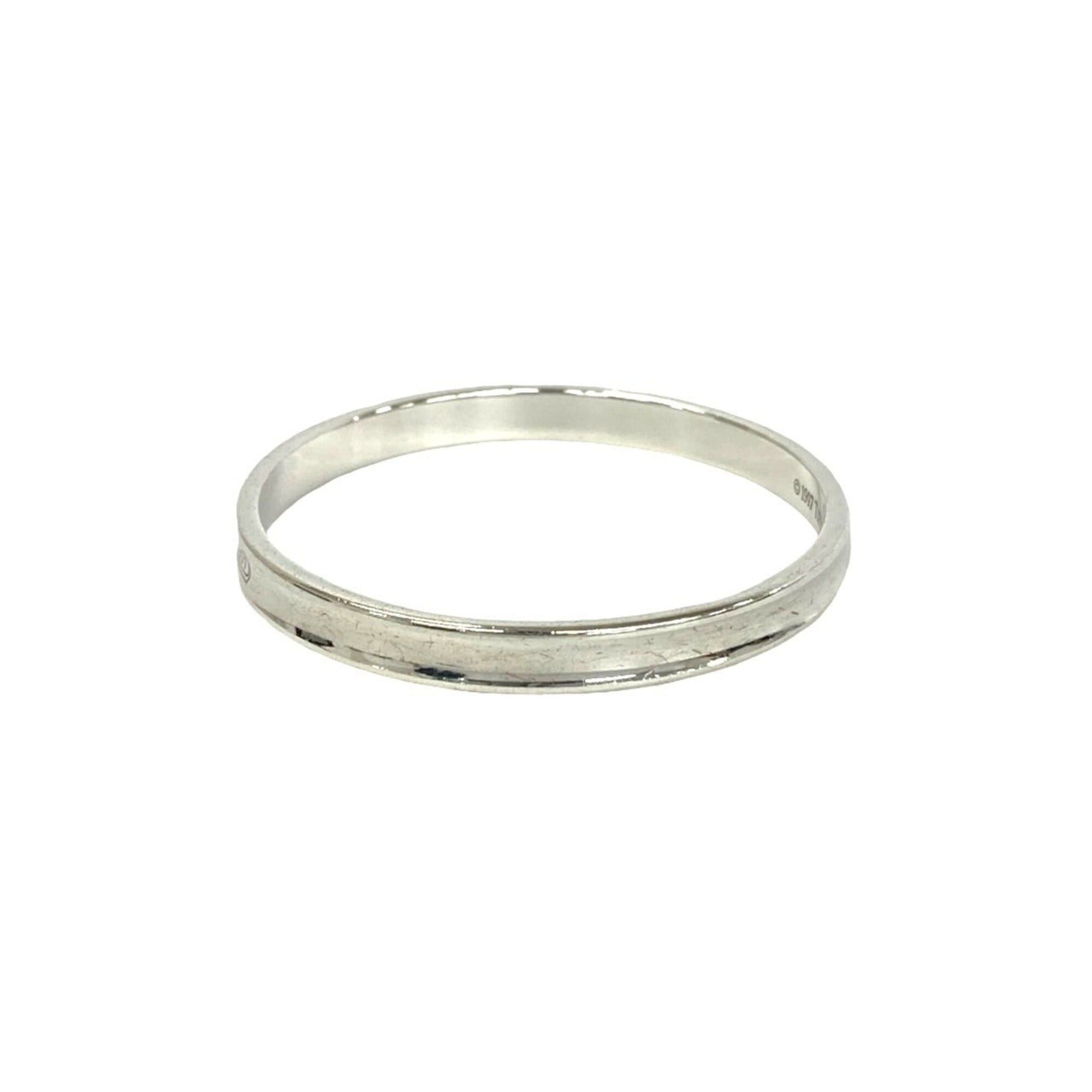 Tiffany & Co. TIFFANY&Co. Tiffany Narrow Bangle, Sterling Silver 925 Bracelet, Accessory, 53665 Size ONE SIZE - 4 Thumbnail