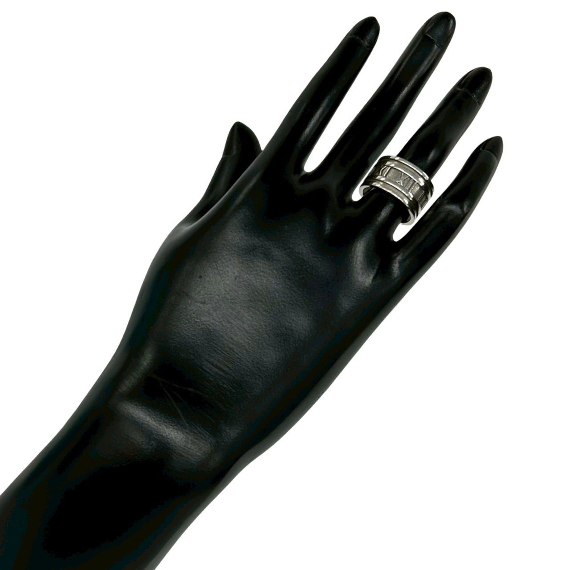 Tiffany & Co. TIFFANY&Co. Tiffany Atlas Wide Ring 925 Sterling Silver Accessory for Men and Women 60001 Size ONE SIZE - 2 Thumbnail