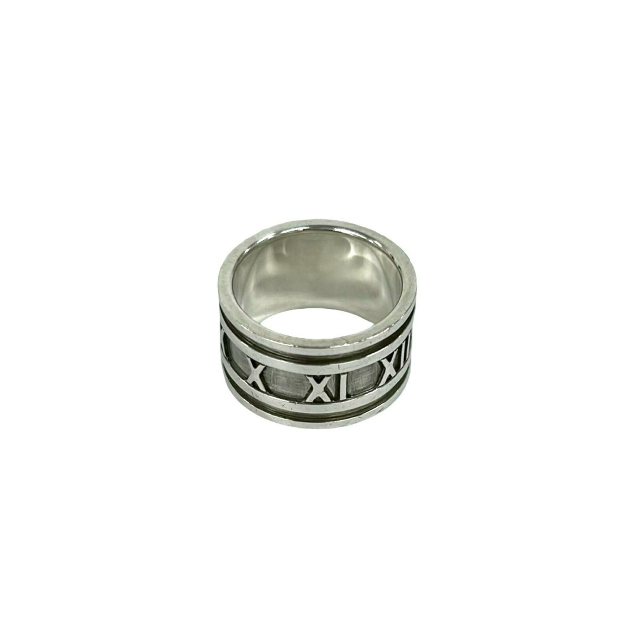 Tiffany & Co. TIFFANY&Co. Tiffany Atlas Wide Ring 925 Sterling Silver Accessory for Men and Women 60001 Size ONE SIZE - 4 Thumbnail