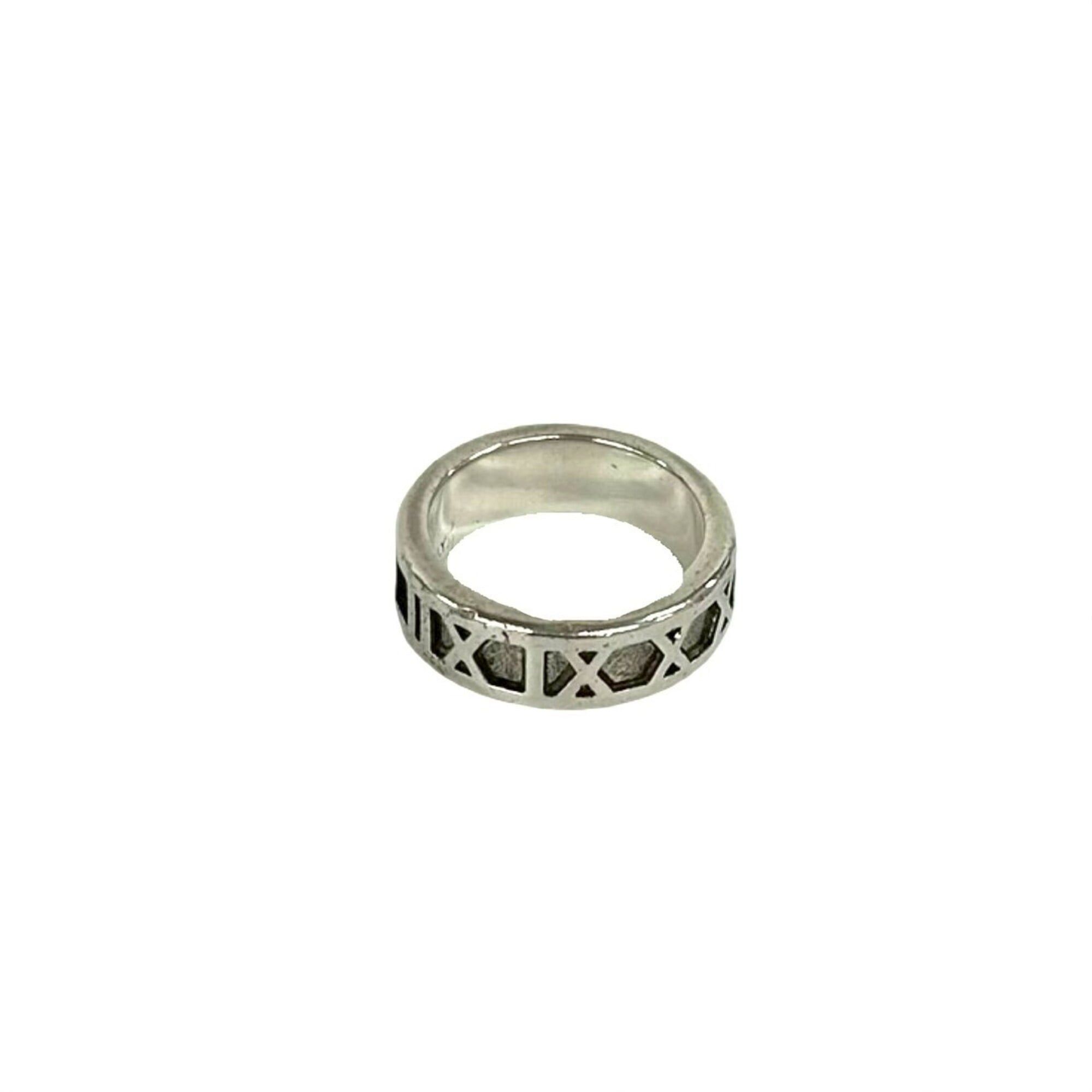 Tiffany & Co. TIFFANY&Co. Tiffany Atlas Narrow Ring 925 Sterling Silver Ring, Jewelry for Women, 00019 Size ONE SIZE - 6 Thumbnail