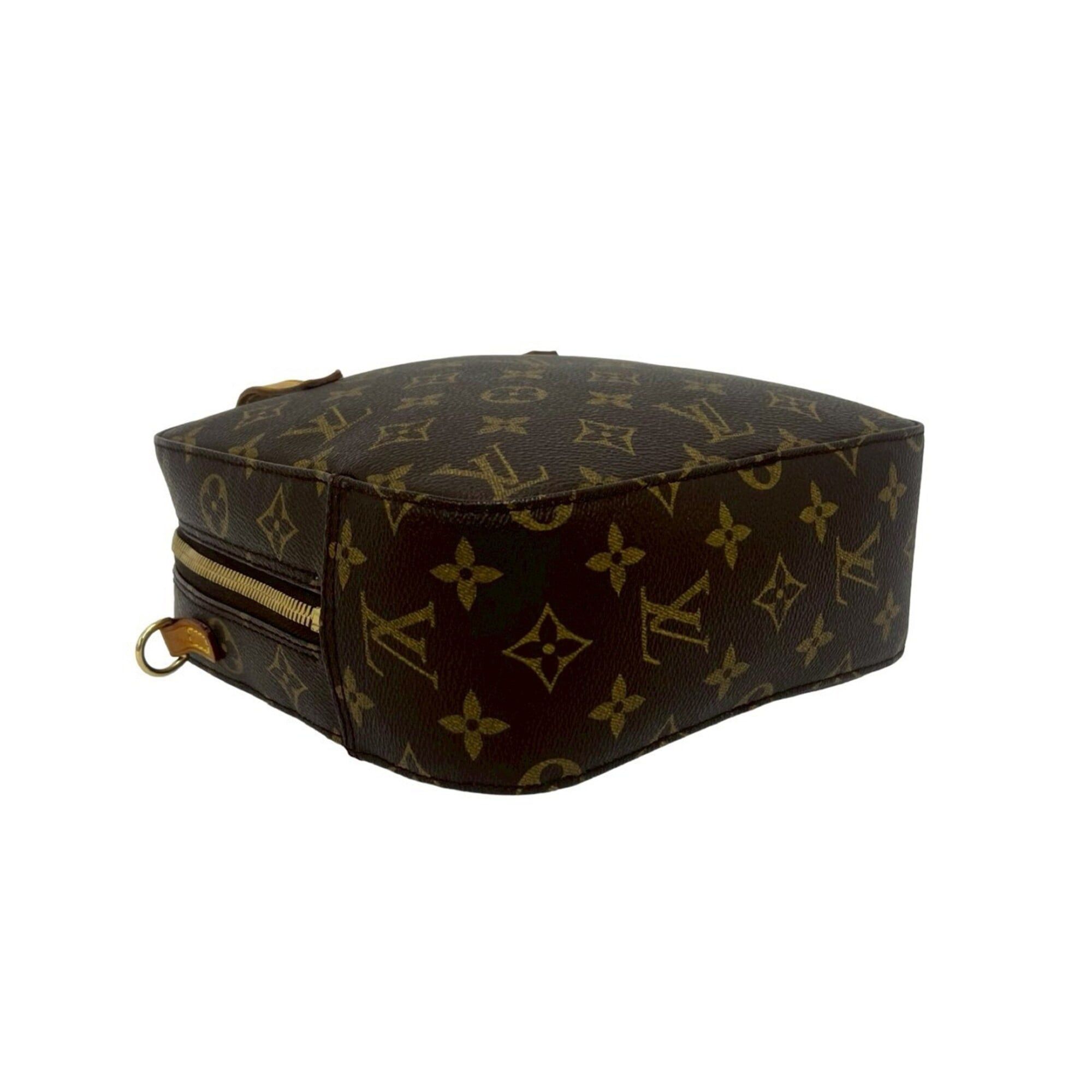 Louis Vuitton LOUIS VUITTON Spontini Monogram Leather 2-way Shoulder Bag/Handbag, Brown, 61297 Size ONE SIZE - 6 Thumbnail