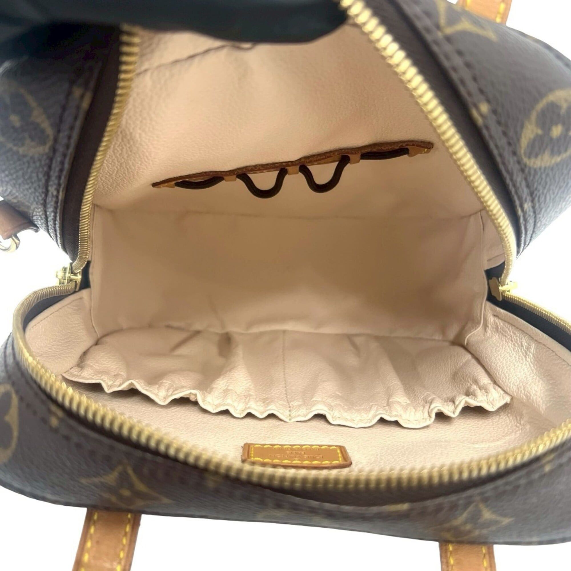 Louis Vuitton LOUIS VUITTON Spontini Monogram Leather 2-way Shoulder Bag/Handbag, Brown, 61297 Size ONE SIZE - 8 Thumbnail