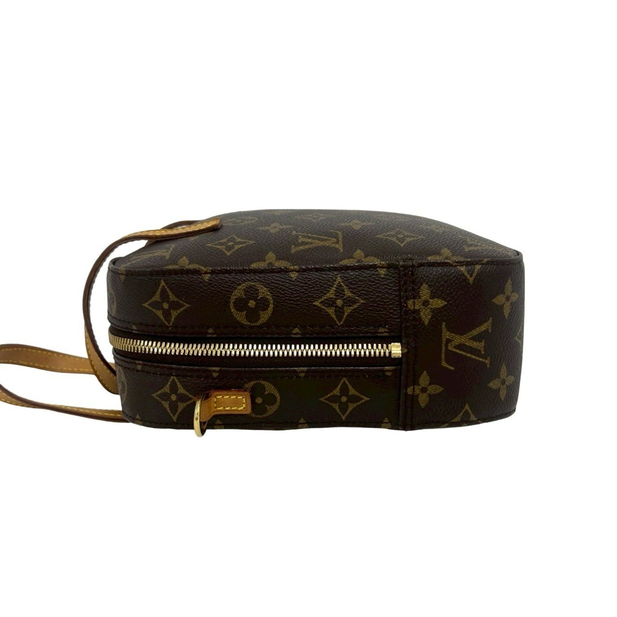 Louis Vuitton LOUIS VUITTON Spontini Monogram Leather 2-way Shoulder Bag/Handbag, Brown, 61297 Size ONE SIZE - 5 Thumbnail