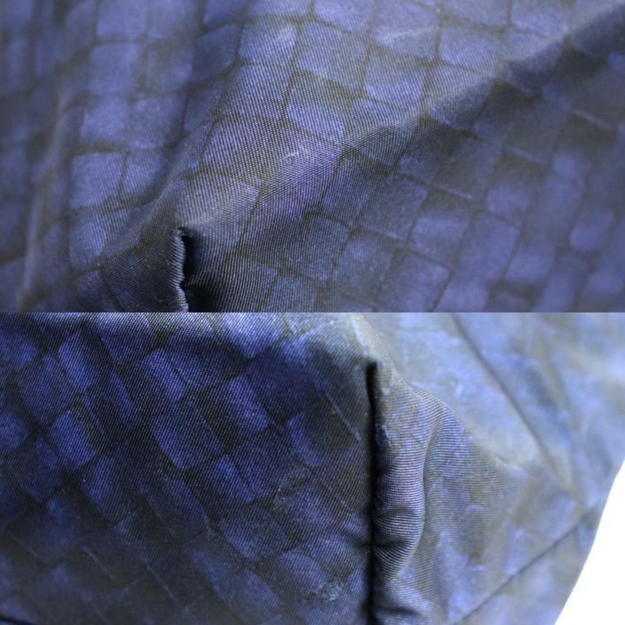 Bottega Veneta BOTTEGA VENETA Intreccio Illusion Tote Bag, Blue/Black, 299871, Women's Size ONE SIZE - 7 Thumbnail