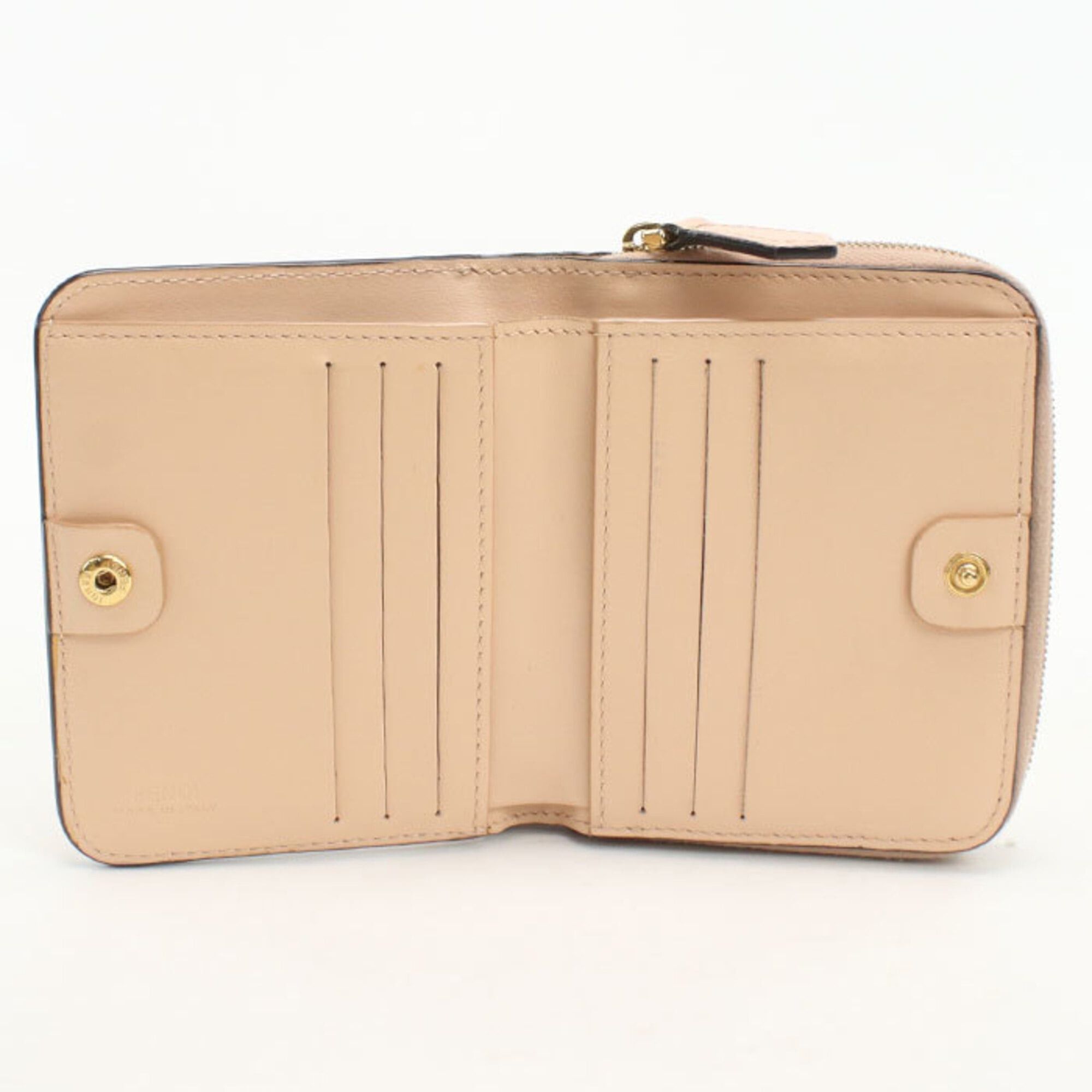 Fendi FENDI Bi-fold Wallet 8M0407 F is Fendi Women's Pink Size ONE SIZE - 3 Thumbnail