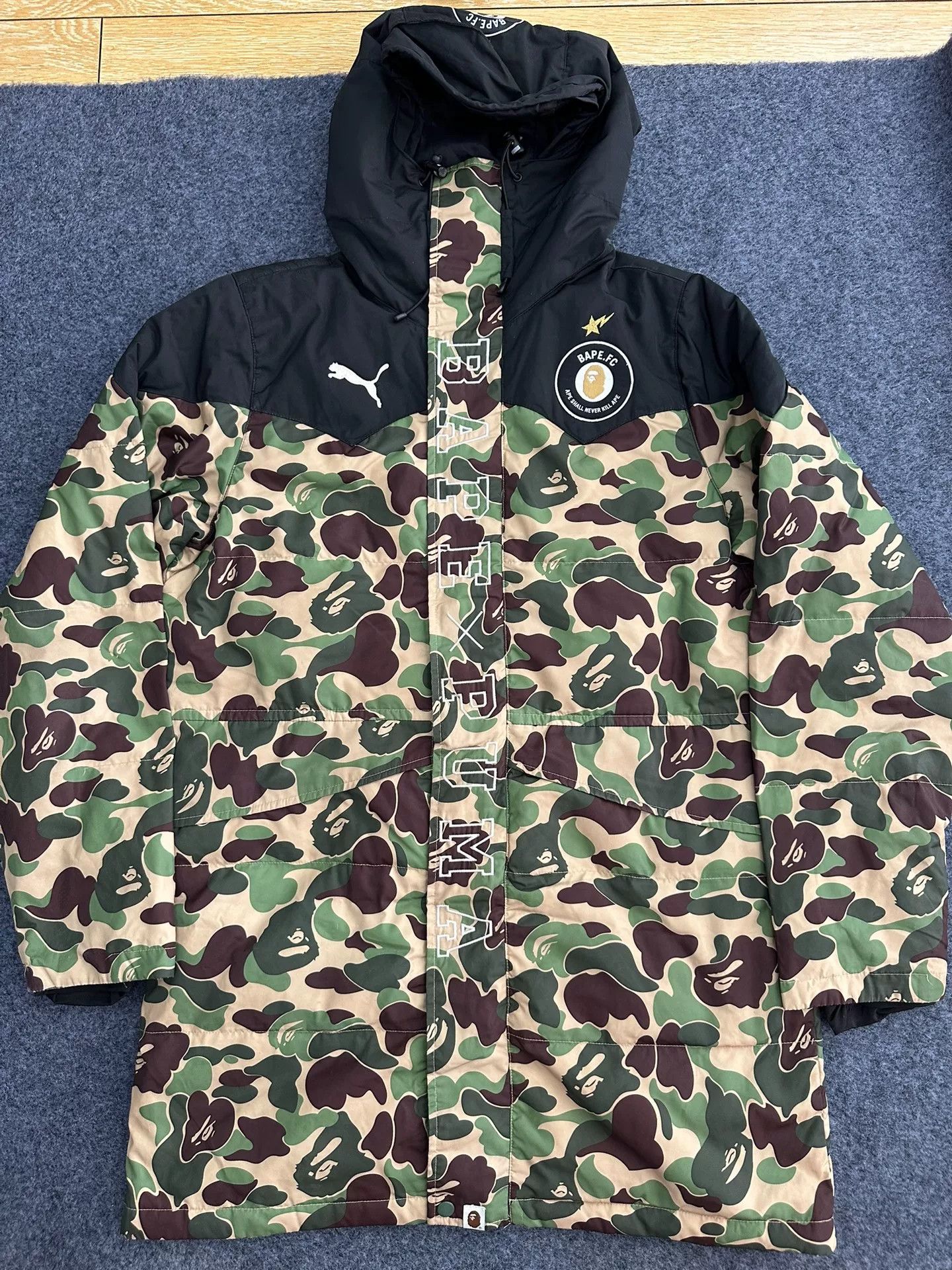 Bape × Puma BAPE x Puma Camo Puffer Coat Size M Size US M / EU 48-50 / 2 - 2 Thumbnail