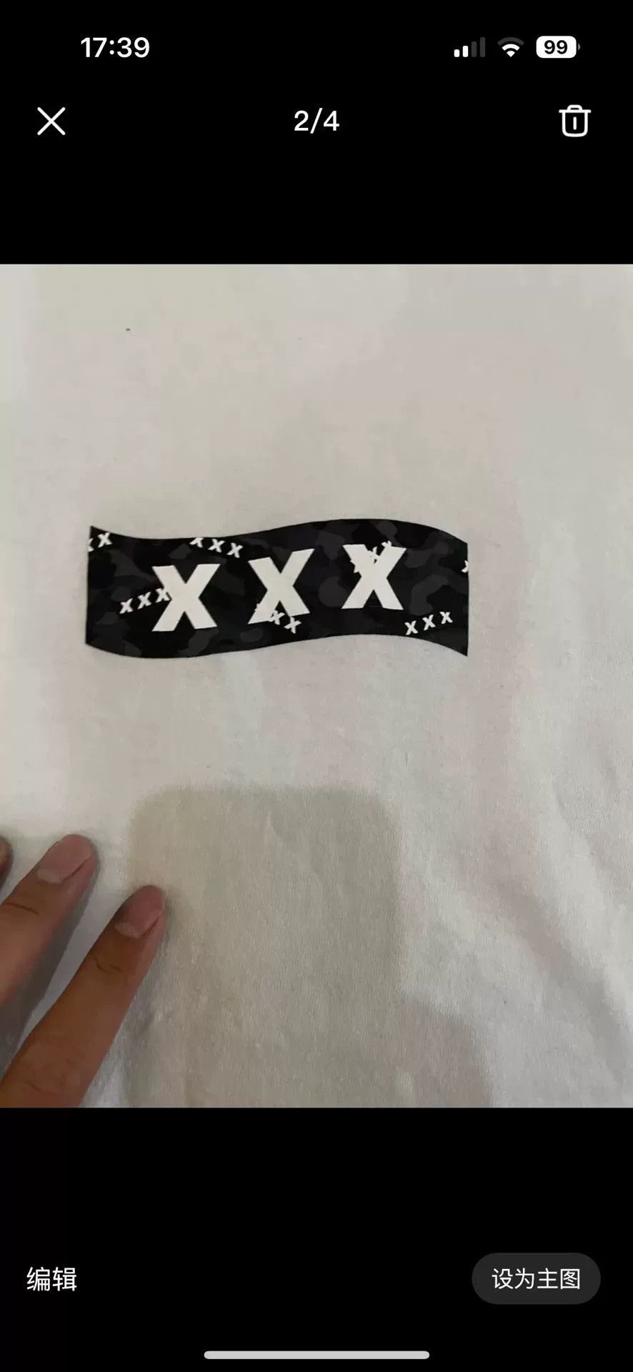Bape BAPE x God Selection XXX Camo Logo T-Shirt Size L Size US L / EU 52-54 / 3 - 3 Thumbnail