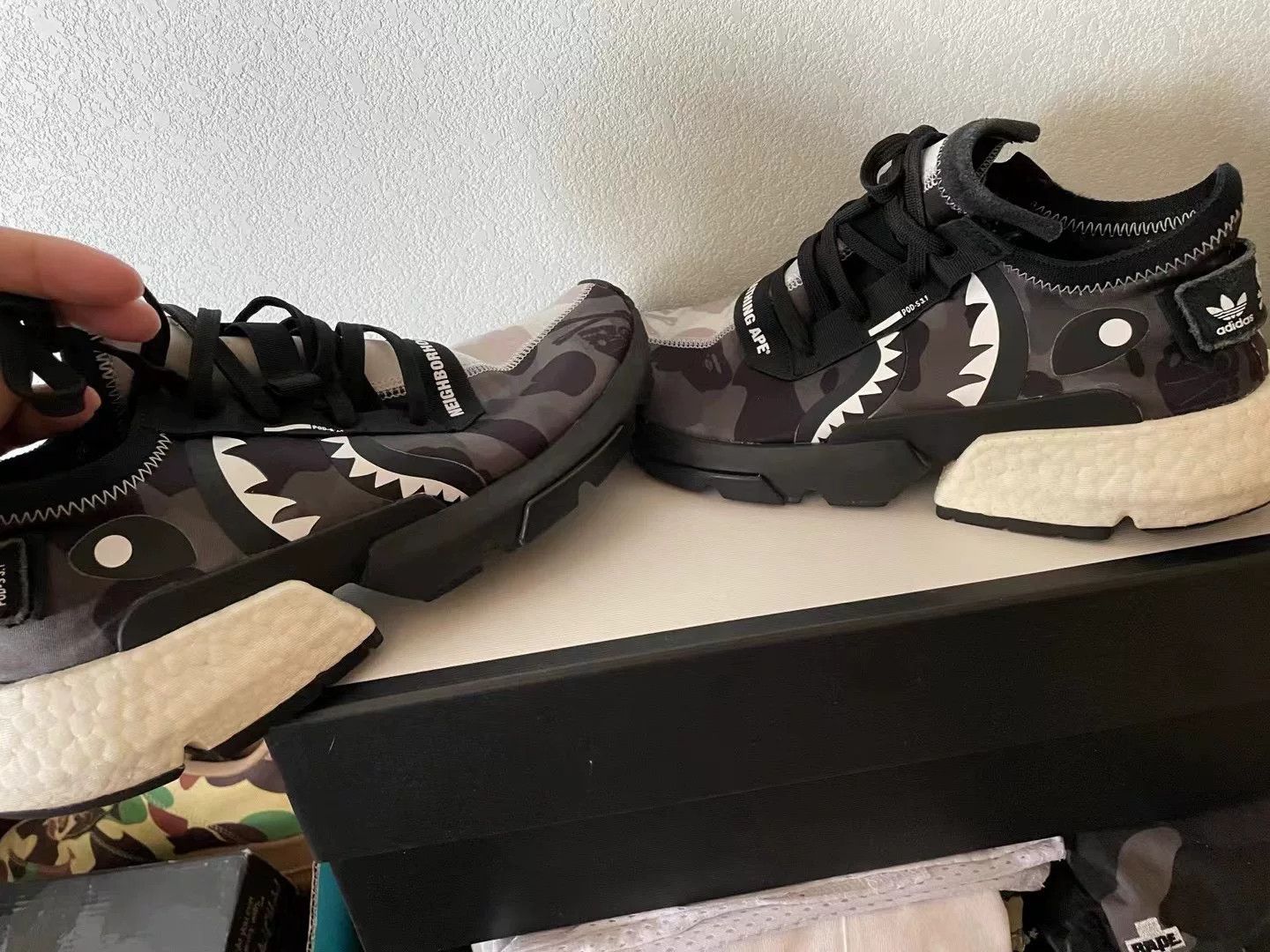 Adidas Adidas x Bape x Neighborhood POD-S3.1 US 8.5 Size US 8.5 / EU 41-42 - 4 Thumbnail