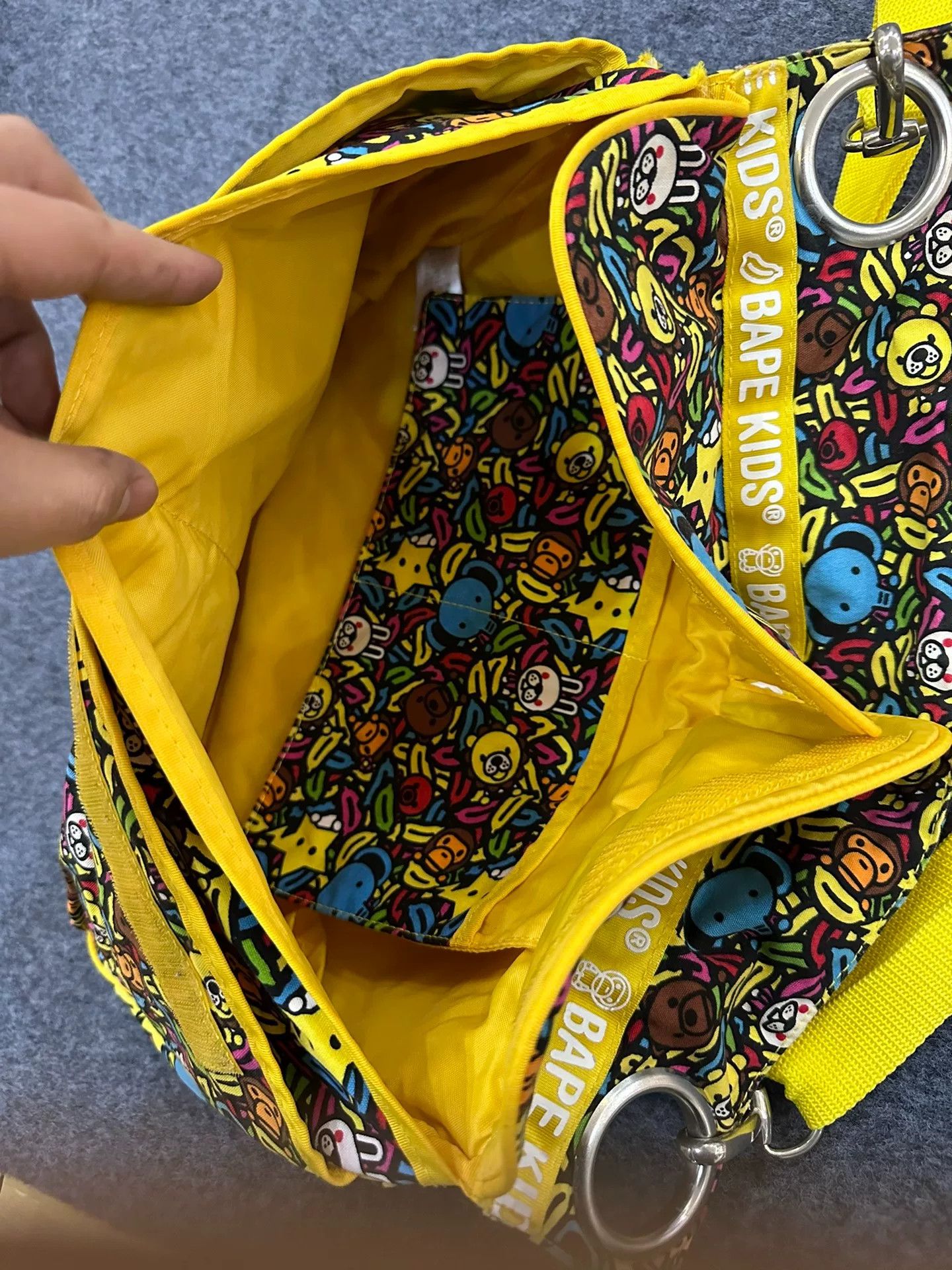 Bape A Bathing Ape Bape Kids Multi Tote Bag One Size Size ONE SIZE - 4 Thumbnail