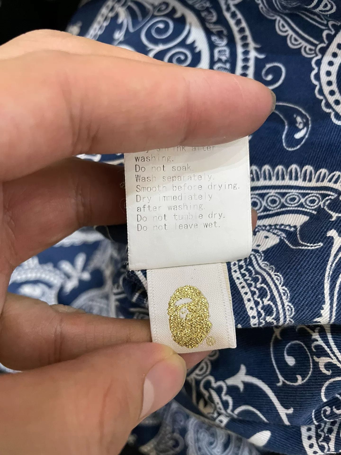 Bape A Bathing Ape x Undefeated Paisley Coach Jacket Size M Size US M / EU 48-50 / 2 - 5 Thumbnail