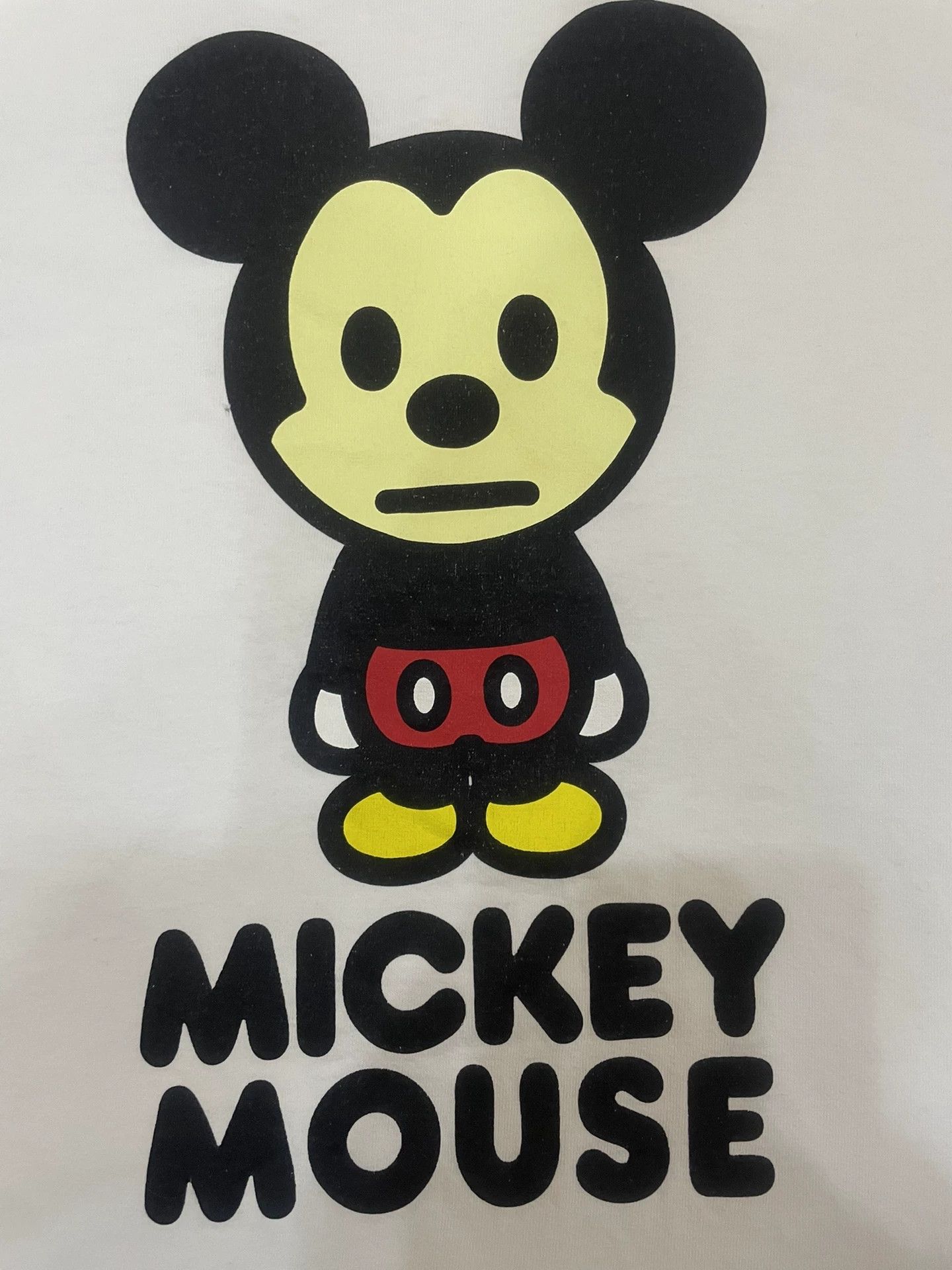 Bape A Bathing Ape x Disney Mickey Mouse T-Shirt Size M Size US M / EU 48-50 / 2 - 3 Thumbnail