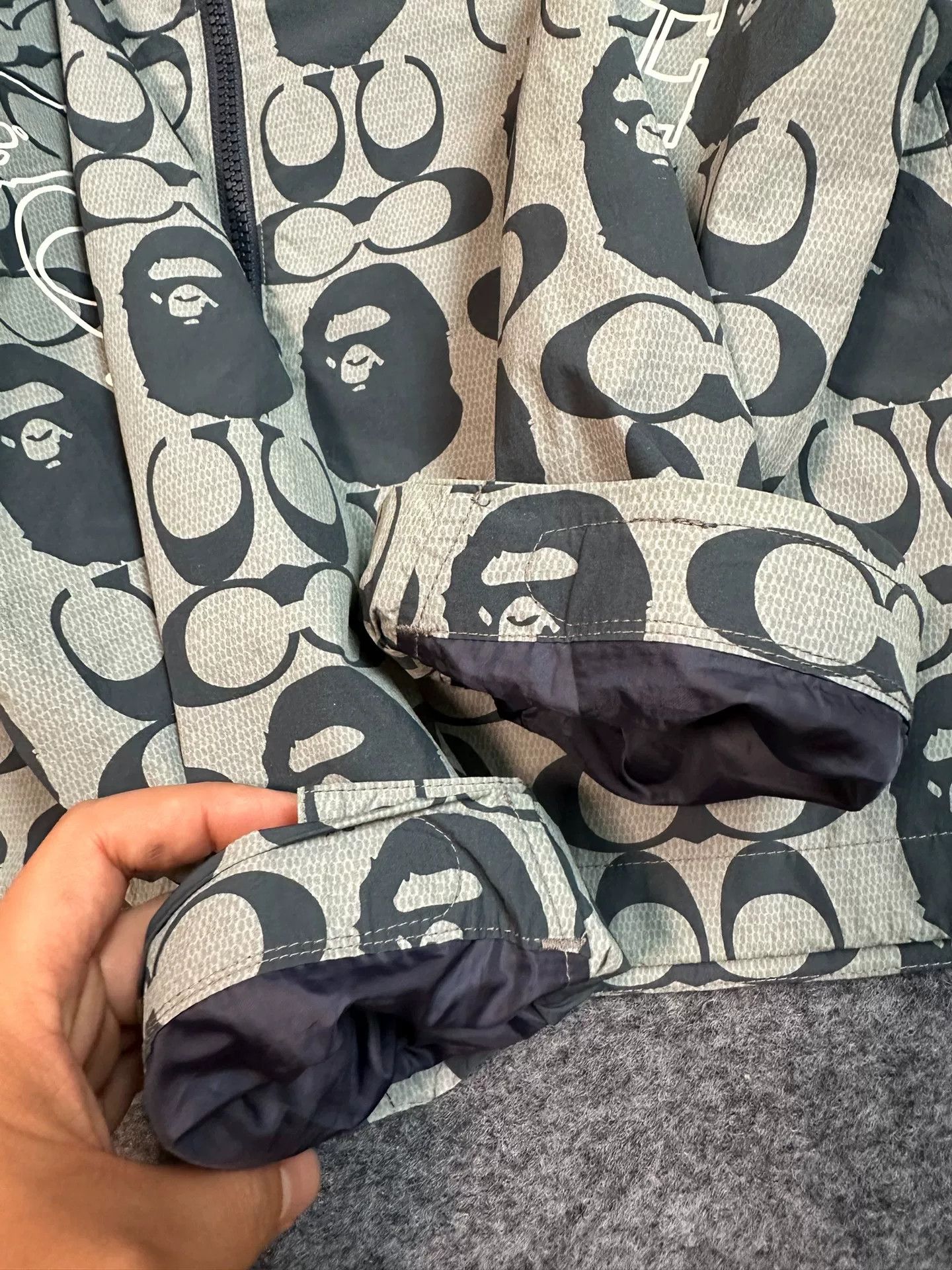 Bape BAPE x Coach Monogram Windbreaker Size M Size US M / EU 48-50 / 2 - 7 Thumbnail