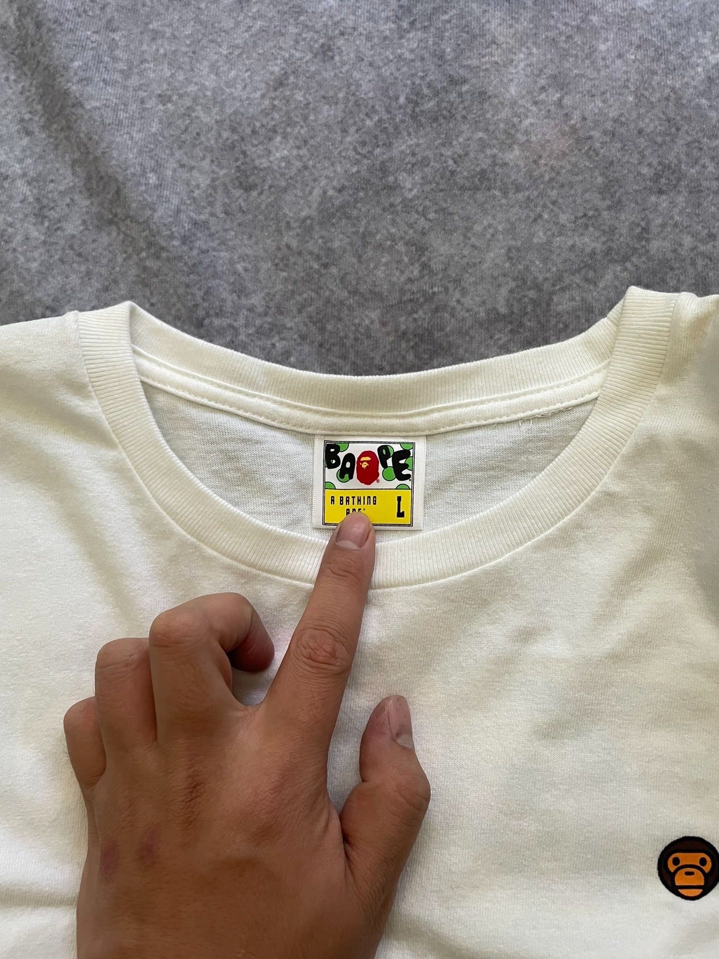 Bape A Bathing Ape Milo Graphic T-Shirt Size L Size US L / EU 52-54 / 3 - 5 Thumbnail