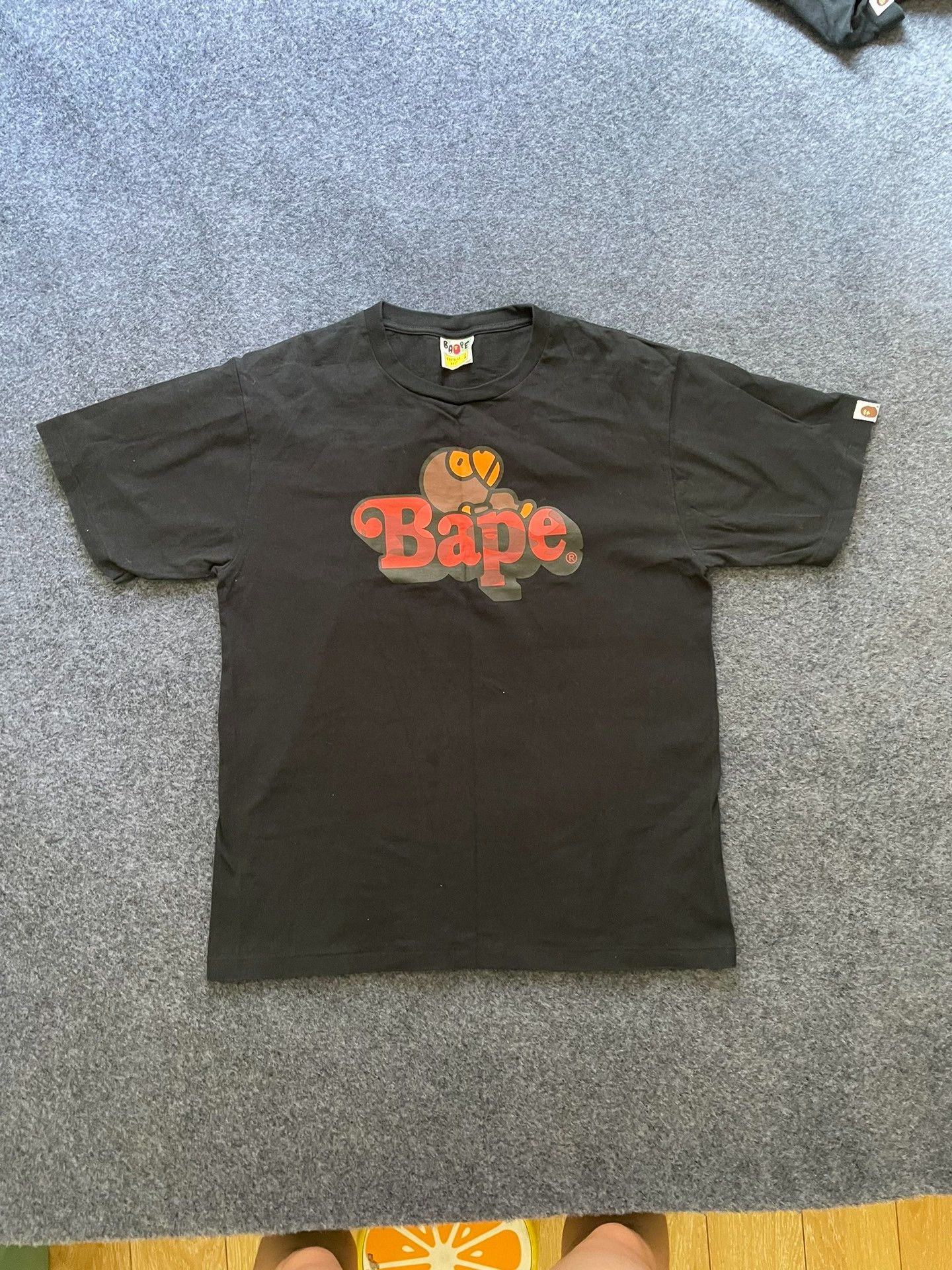 Bape A Bathing Ape Logo Graphic T-Shirt Size L Size US L / EU 52-54 / 3 - 2 Thumbnail
