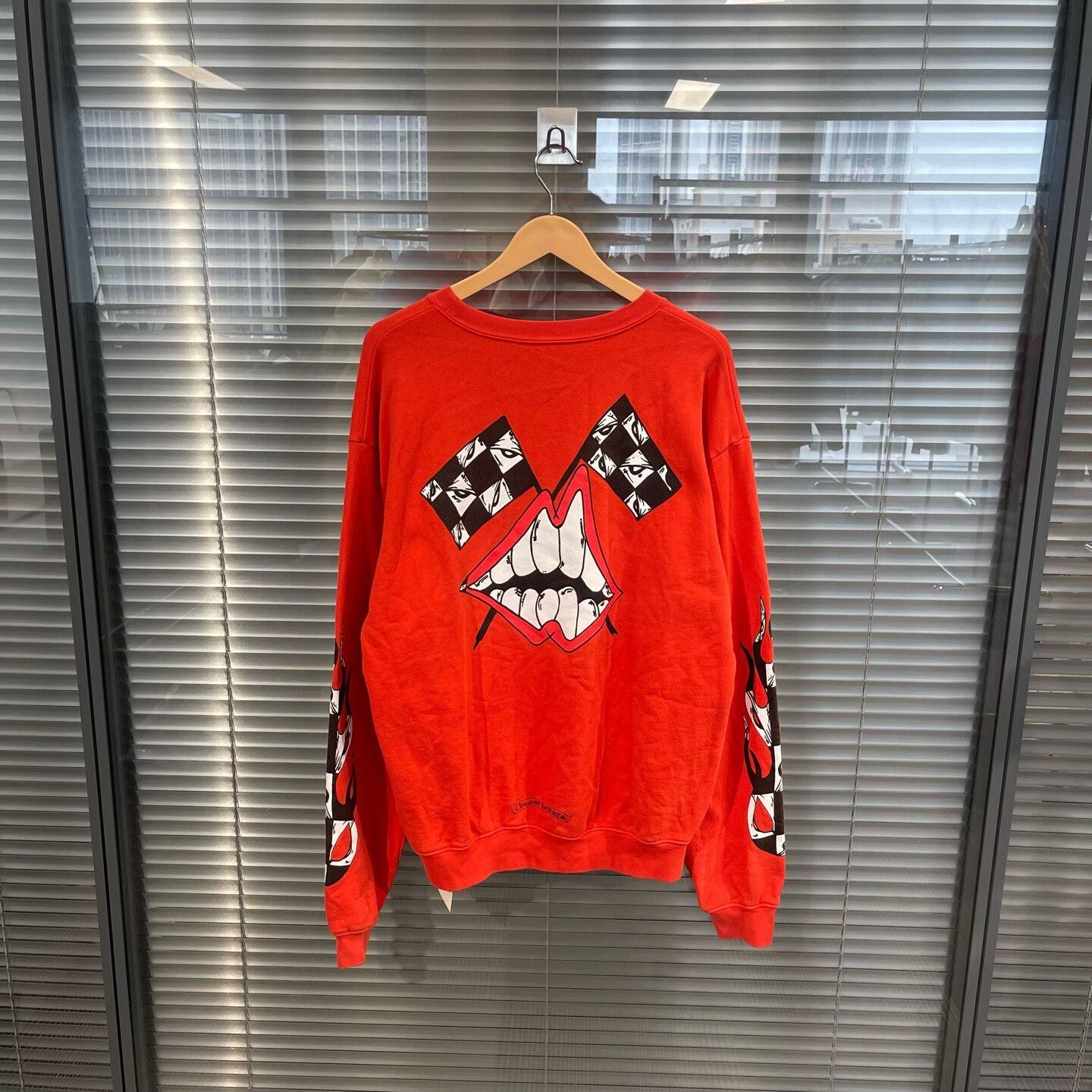 Chrome Hearts Chrome Hearts Matty Boy Flame Sweatshirt Size M Size US M / EU 48-50 / 2 - 2 Thumbnail