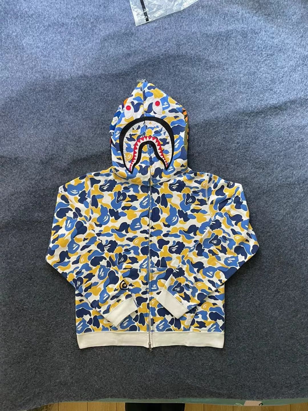 Bape BAPE Multi-Camo Shark Full Zip Hoodie Size M Size US M / EU 48-50 / 2 - 2 Thumbnail