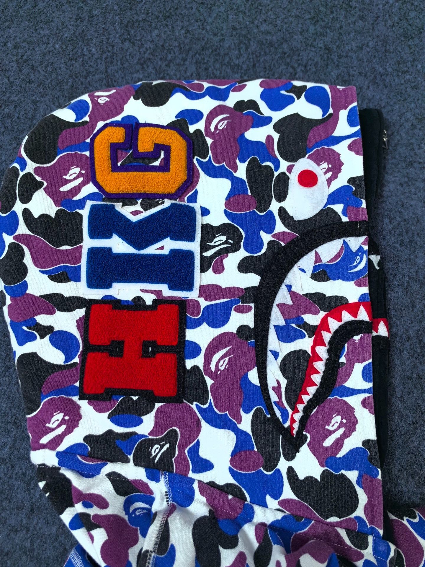 Bape BAPE Camo Shark Tiger Hoodie Size L Size US L / EU 52-54 / 3 - 7 Thumbnail