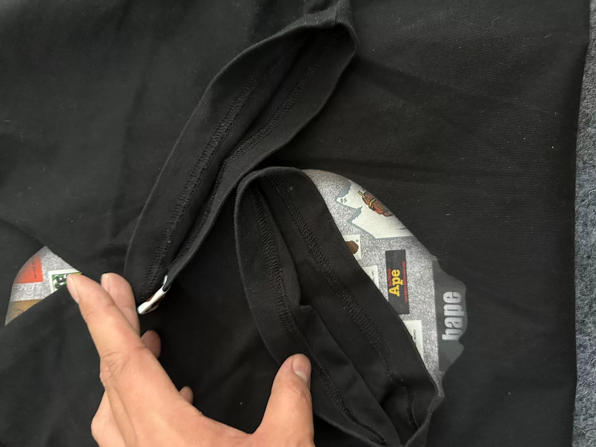 Bape BAPE Graphic T-Shirt Black Size M Size US M / EU 48-50 / 2 - 7 Thumbnail
