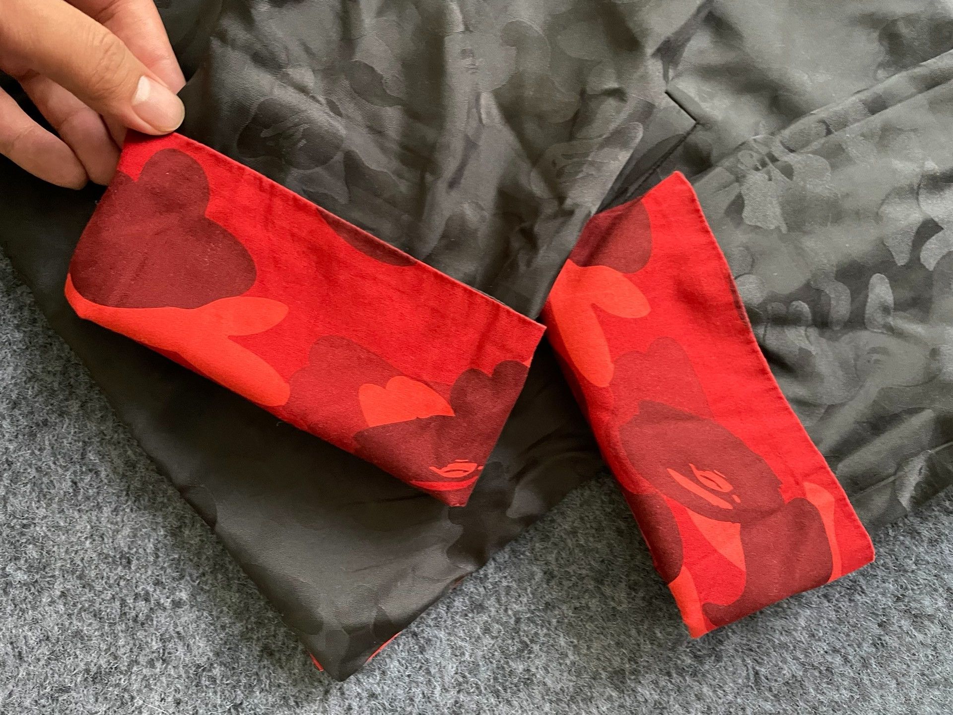 Bape BAPE Red Camo Reversible Jacket Size M Size US M / EU 48-50 / 2 - 6 Thumbnail