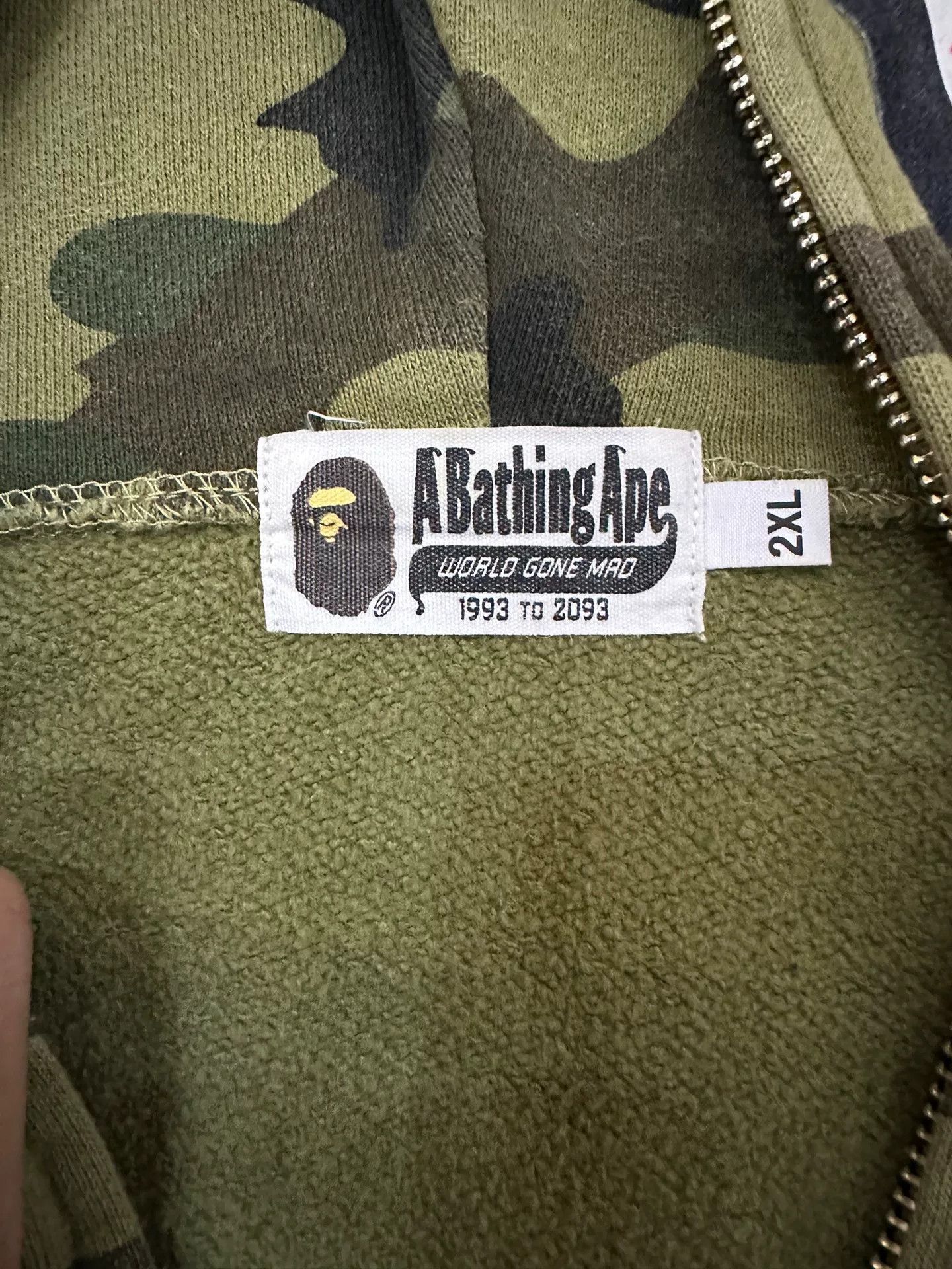 Bape BAPE Shark Camo Hoodie Size 2XL Size US XXL / EU 58 / 5 - 5 Thumbnail