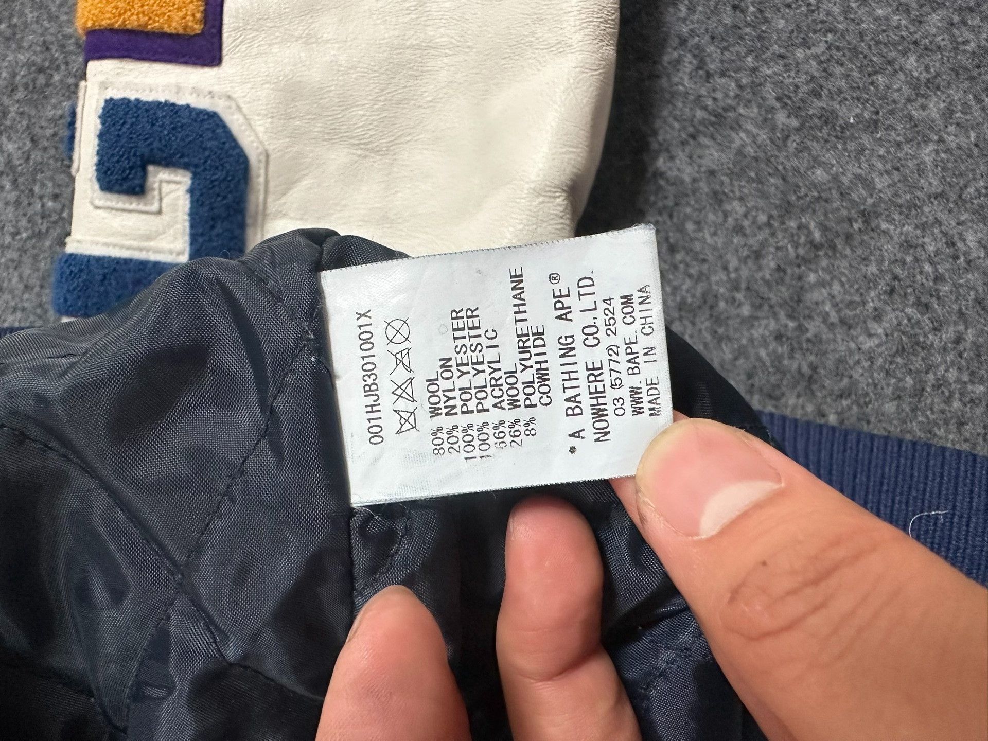 Bape BAPE Shark Varsity Jacket Size L Size US L / EU 52-54 / 3 - 7 Thumbnail