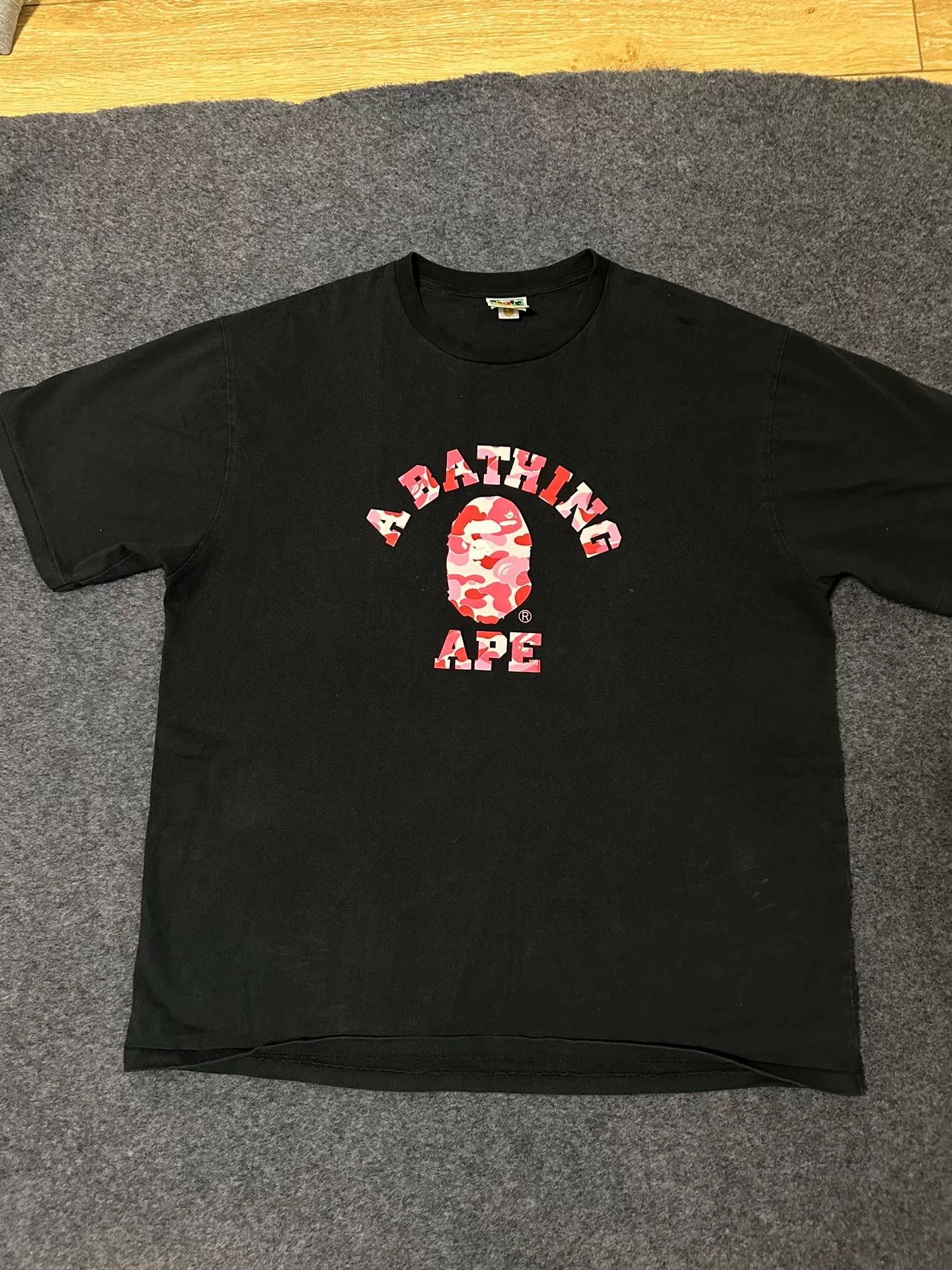 Bape BAPE Pink Camo Ape Head T-Shirt Size 3XL Size US XXL / EU 58 / 5 - 2 Thumbnail
