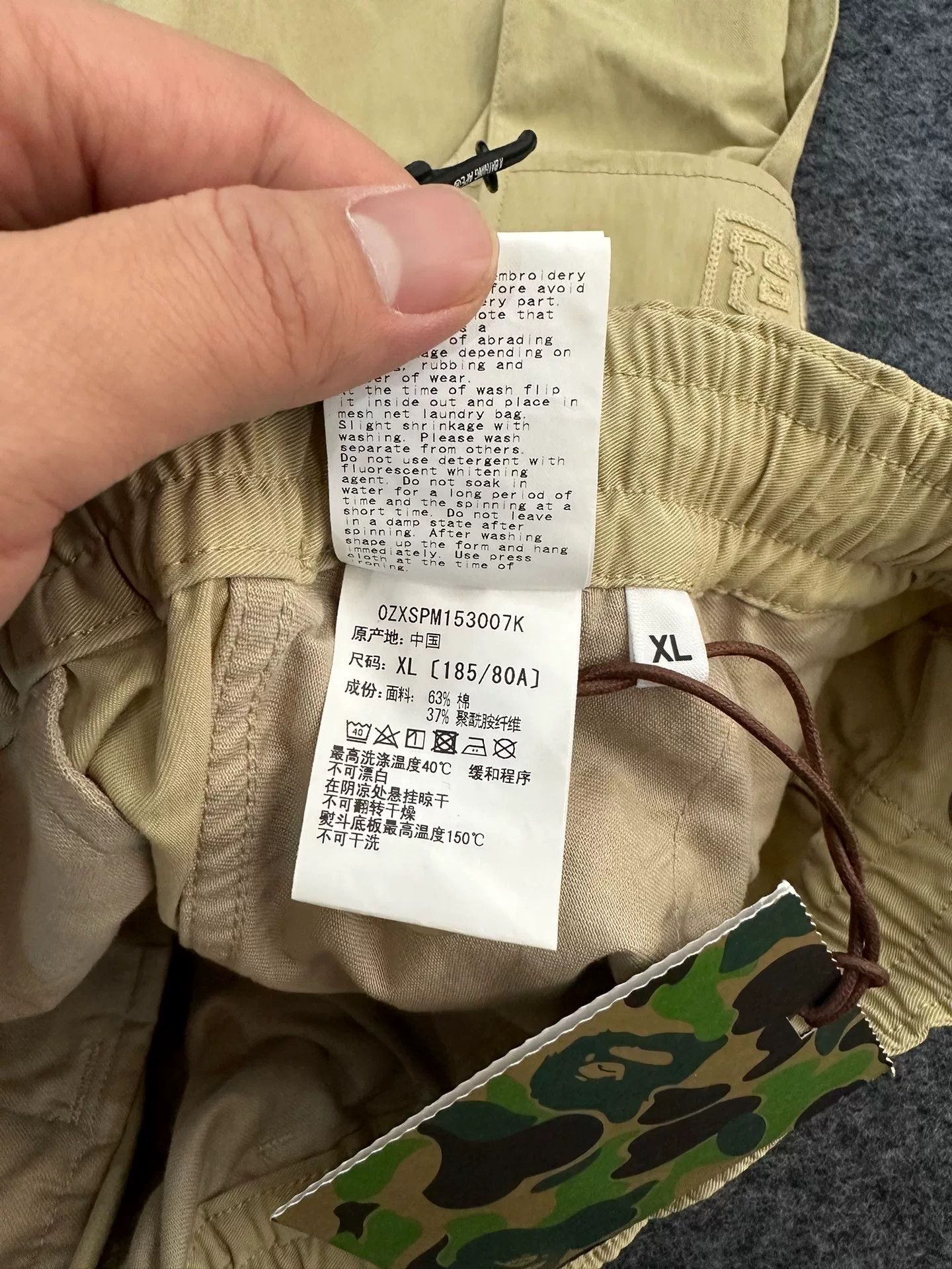 Bape BAPE Logo Cargo Shorts Size XL Size US 36 / EU 52 - 8 Thumbnail