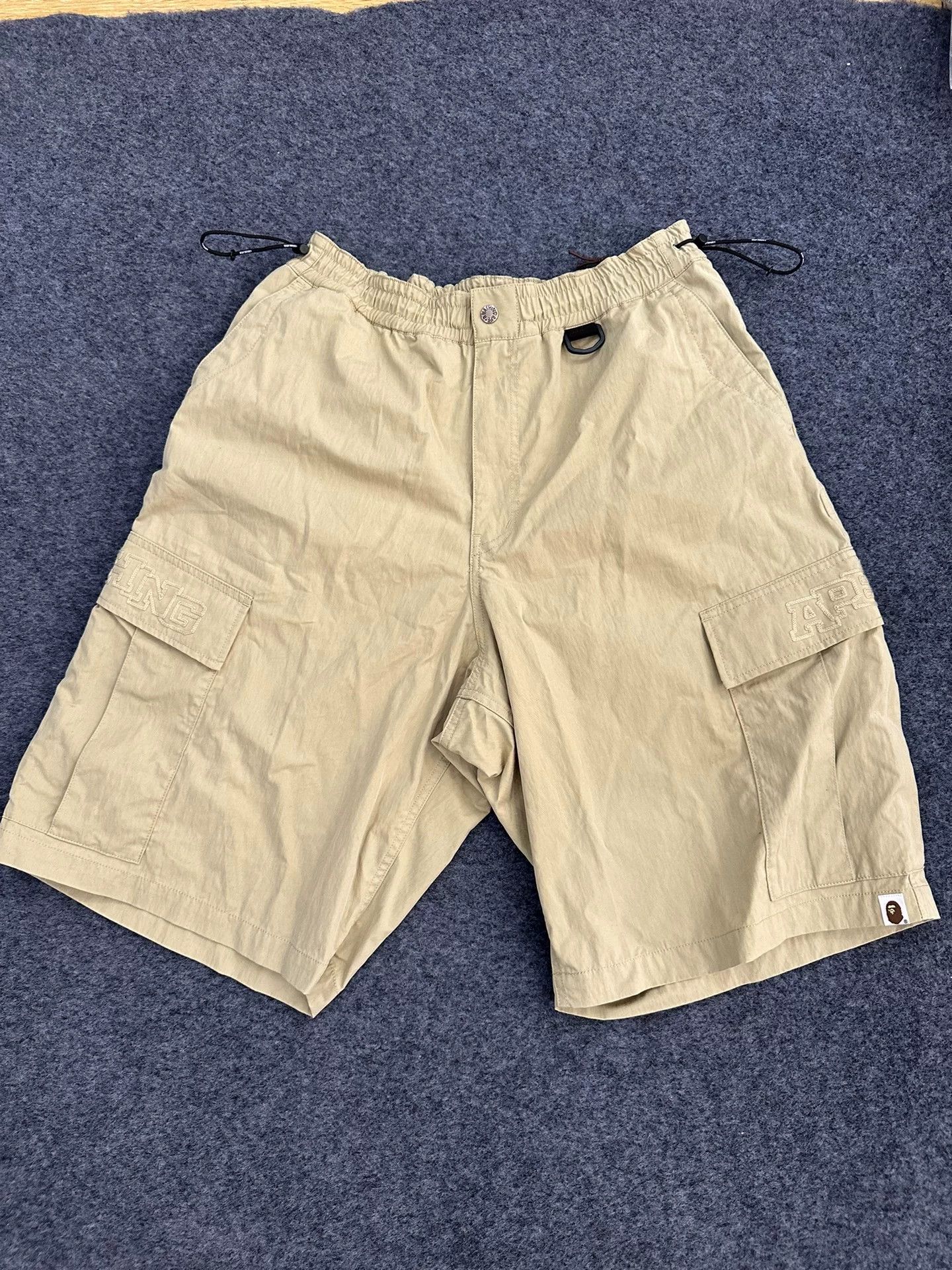 Bape BAPE Logo Cargo Shorts Size XL Size US 36 / EU 52 - 2 Thumbnail