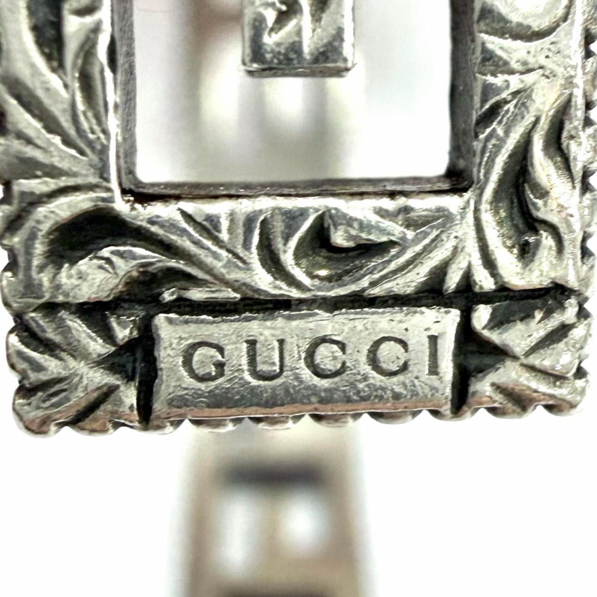 Gucci GUCCI 551919 Square G Arabesque G-Cube Bangle Bracelet, Silver, Size 16, Made in Italy, Weight 28.5g, Women's. Size ONE SIZE - 5 Thumbnail