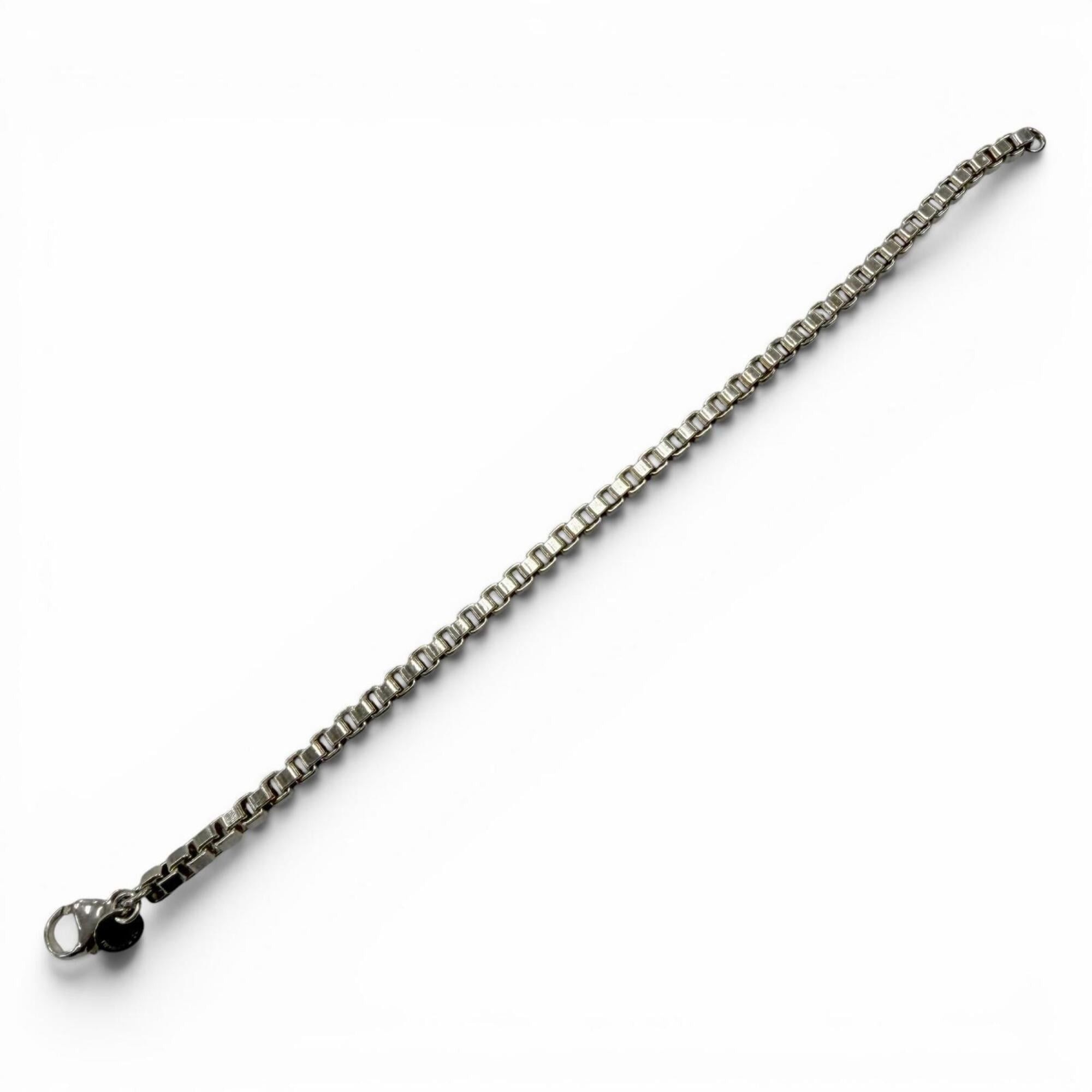 Tiffany & Co. TIFFANY&Co. Tiffany Venetian SV925 Chain Bracelet, Silver, Weight 16.6g, Recommended for Men and Women ◎ Size ONE SIZE - 2 Thumbnail