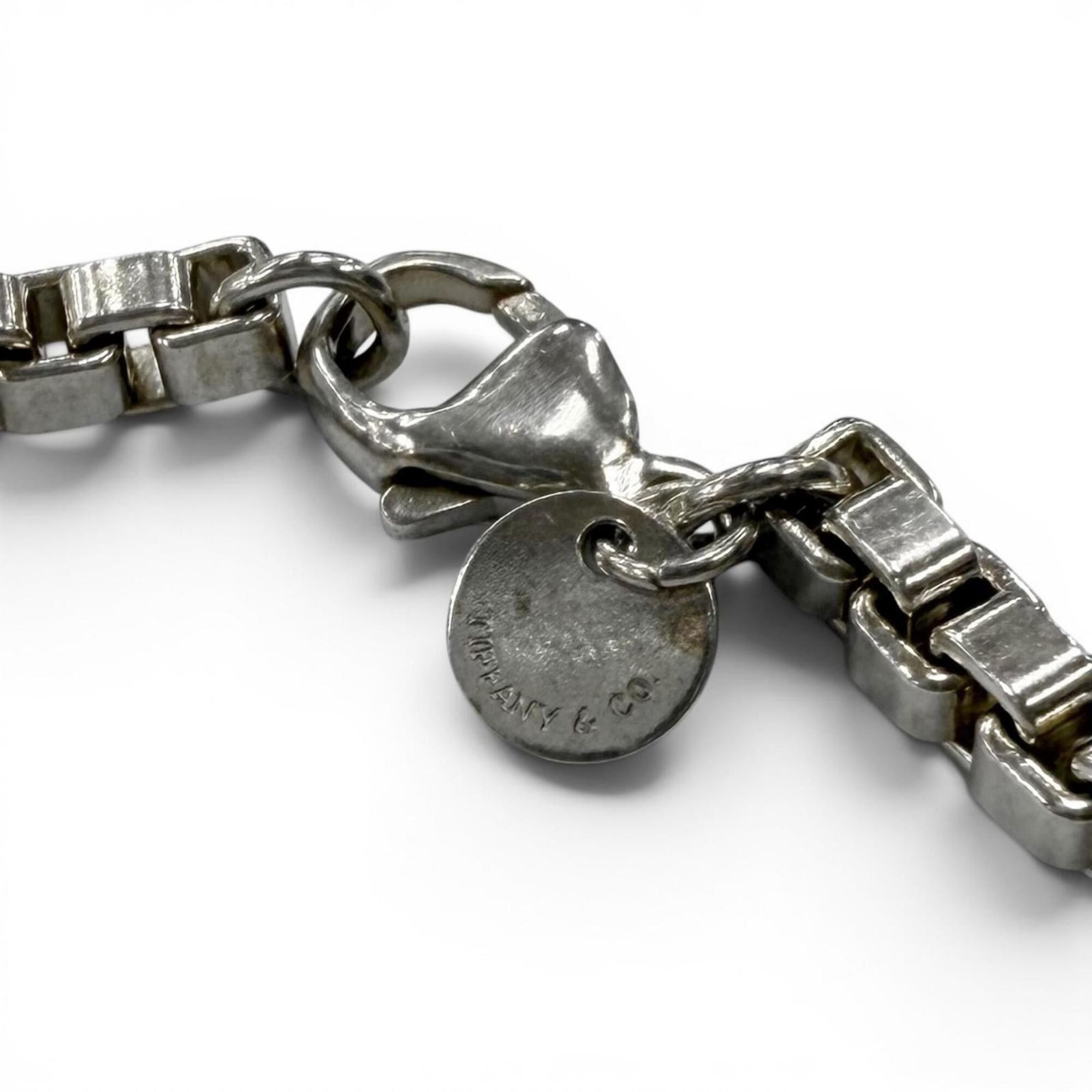 Tiffany & Co. TIFFANY&Co. Tiffany Venetian SV925 Chain Bracelet, Silver, Weight 16.6g, Recommended for Men and Women ◎ Size ONE SIZE - 3 Thumbnail