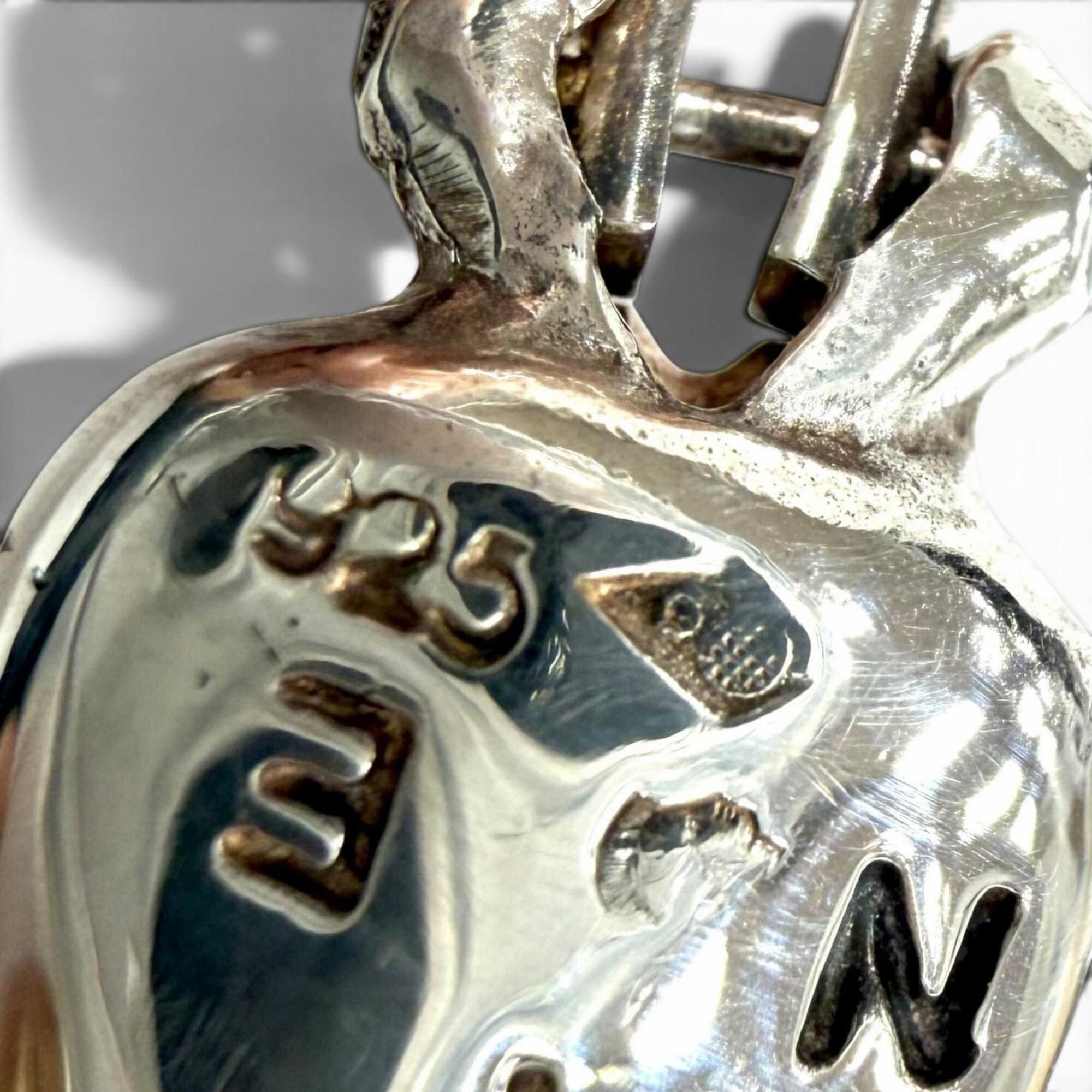Chanel CHANEL Vintage 925 Sterling Silver Clip-On Earrings (for both ears), Logo Engraved, Weight 12.7g, Women's. Size ONE SIZE - 6 Thumbnail