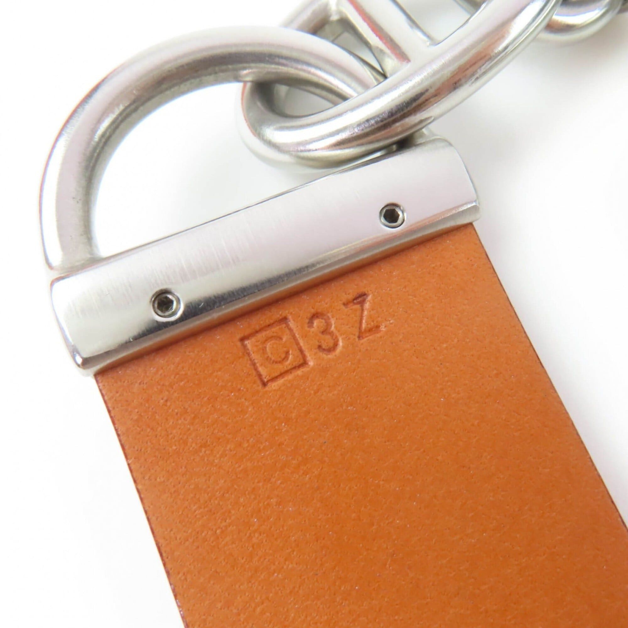 Hermes HERMES Vintage Silver Hardware Margiela Era Chaine d'Ancre Leather Belt Brown 70 □C Stamp Made in France Women's with Box Size ONE SIZE - 9 Thumbnail